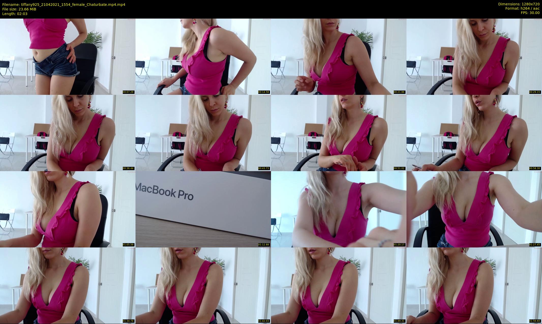 tiffany925 — 3 minute Chaturbate female cam show recording, 720p, Apr 21, 2021