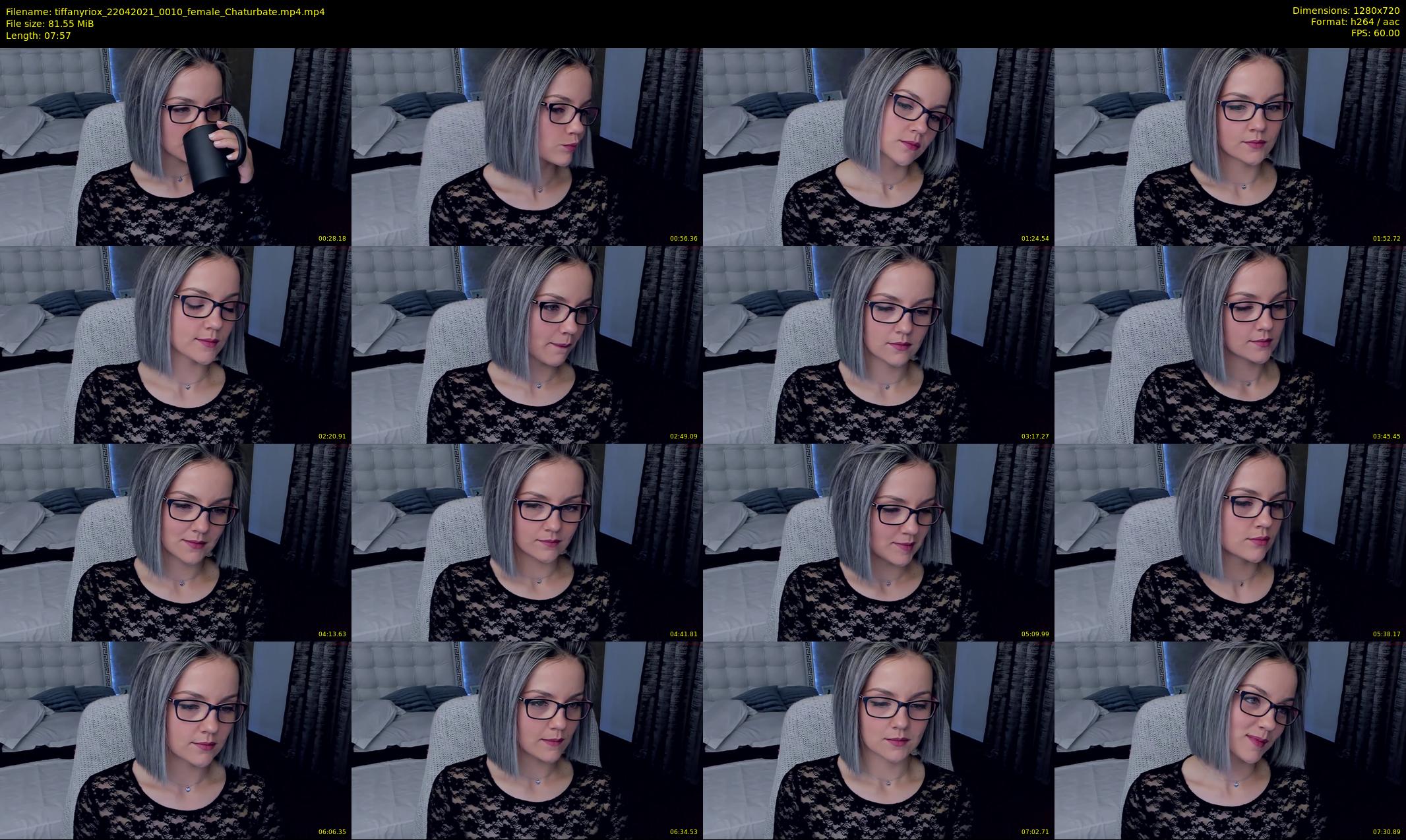 tiffanyriox — 8 minute Chaturbate female cam show recording, 720p, Apr 22, 2021