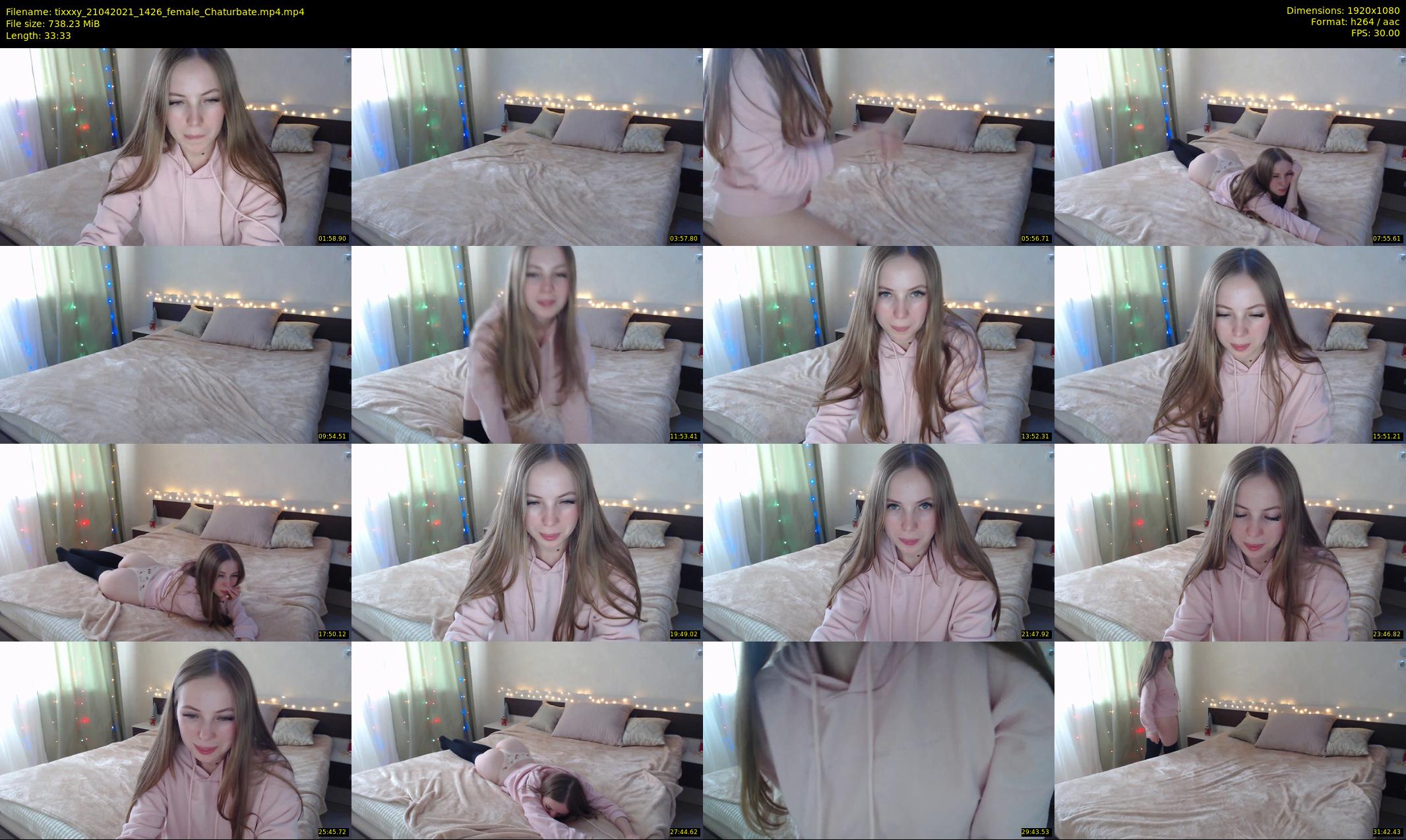 tixxxy — 34 minute Chaturbate female cam show recording, 1080p, Apr 21, 2021
