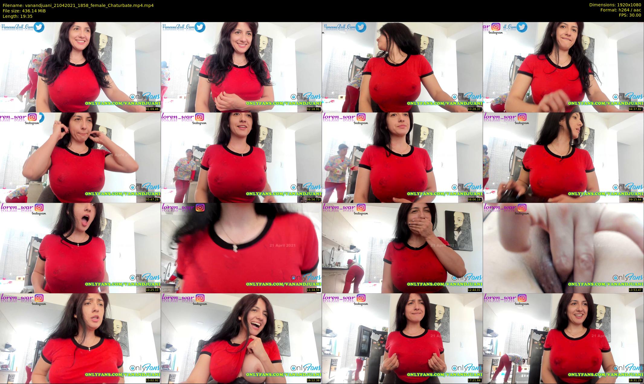 vanandjuani — 20 minute Chaturbate female cam show recording, 1080p, Apr 21, 2021