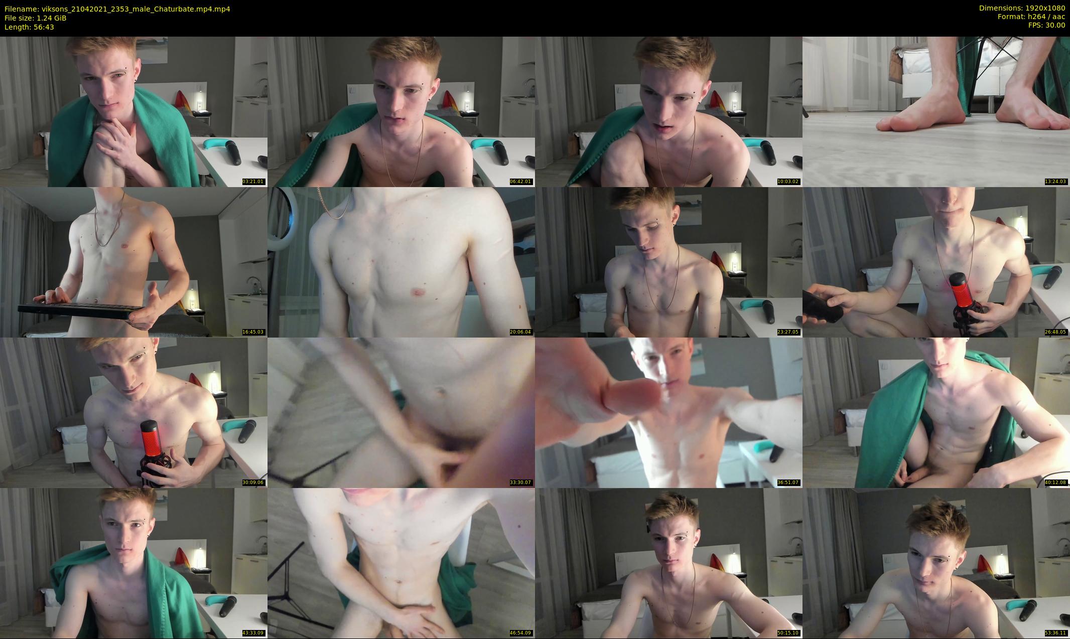 viksons — 57 minute Chaturbate male cam show recording, 1080p, Apr 21, 2021