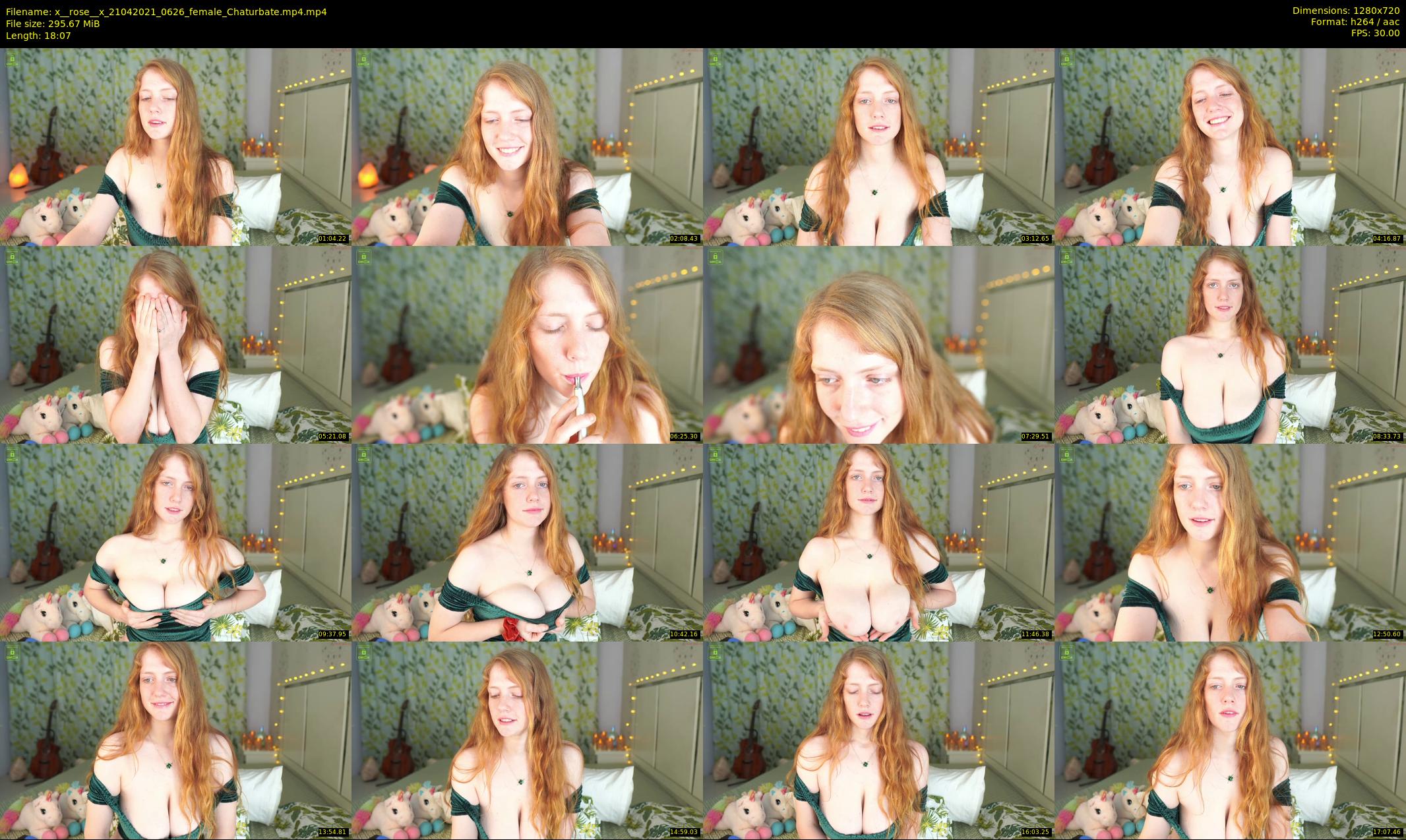 x__rose__x — 19 minute Chaturbate female cam show recording, 720p, Apr 21, 2021