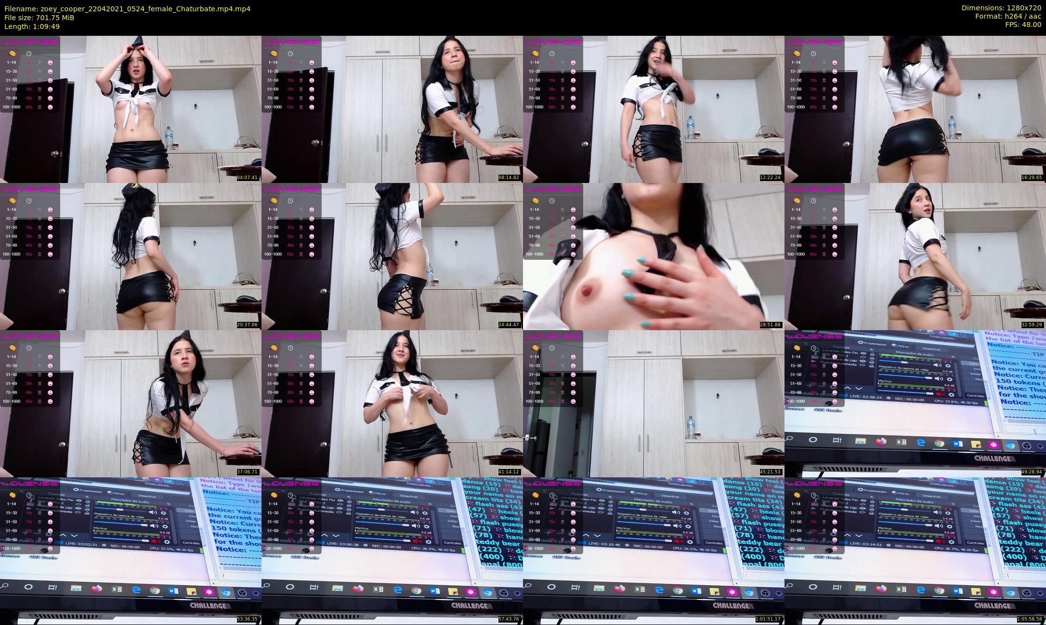 zoey_cooper — 70 minute Chaturbate female cam show recording, 720p, Apr 22, 2021