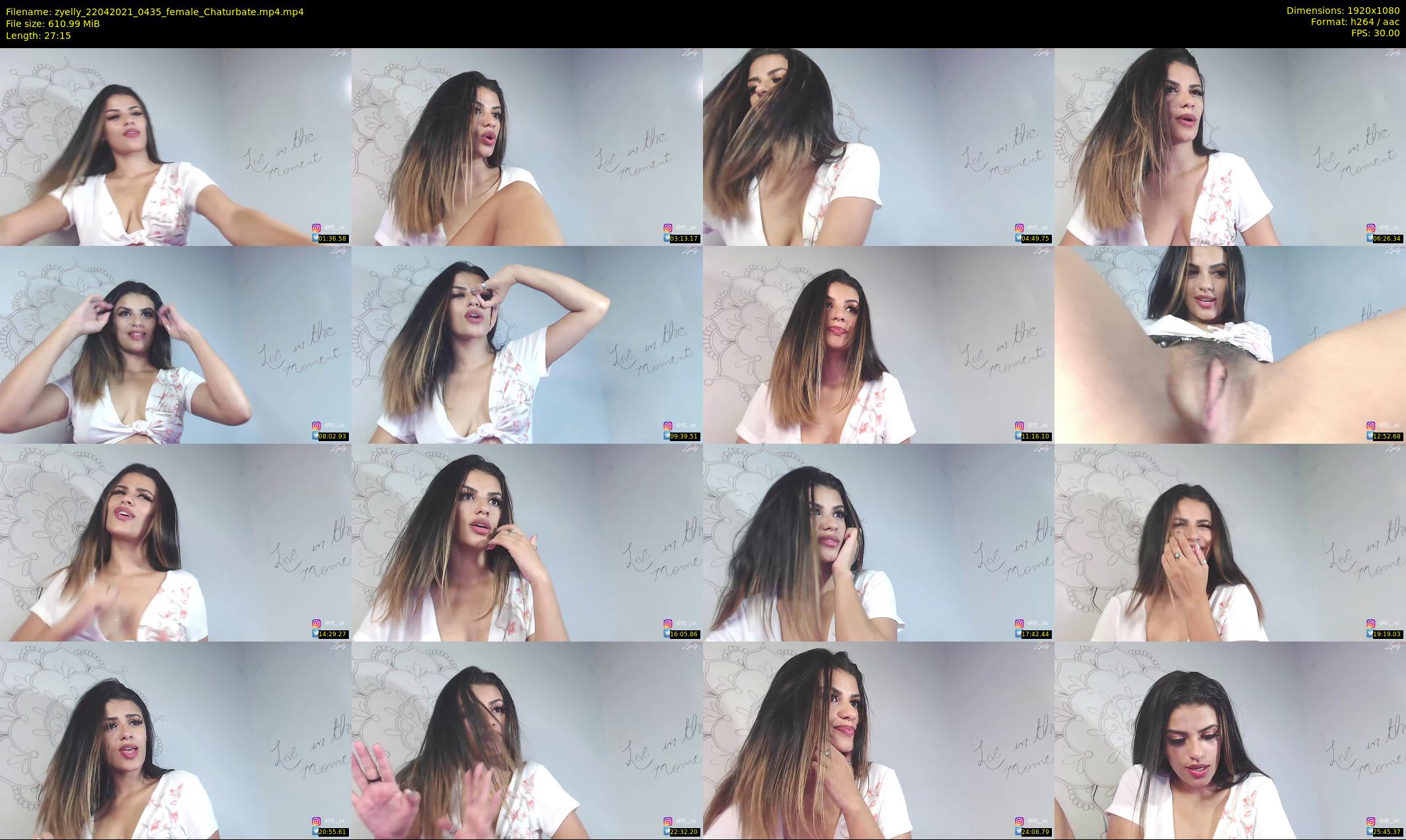 zyelly — 28 minute Chaturbate female cam show recording, 1080p, Apr 22, 2021