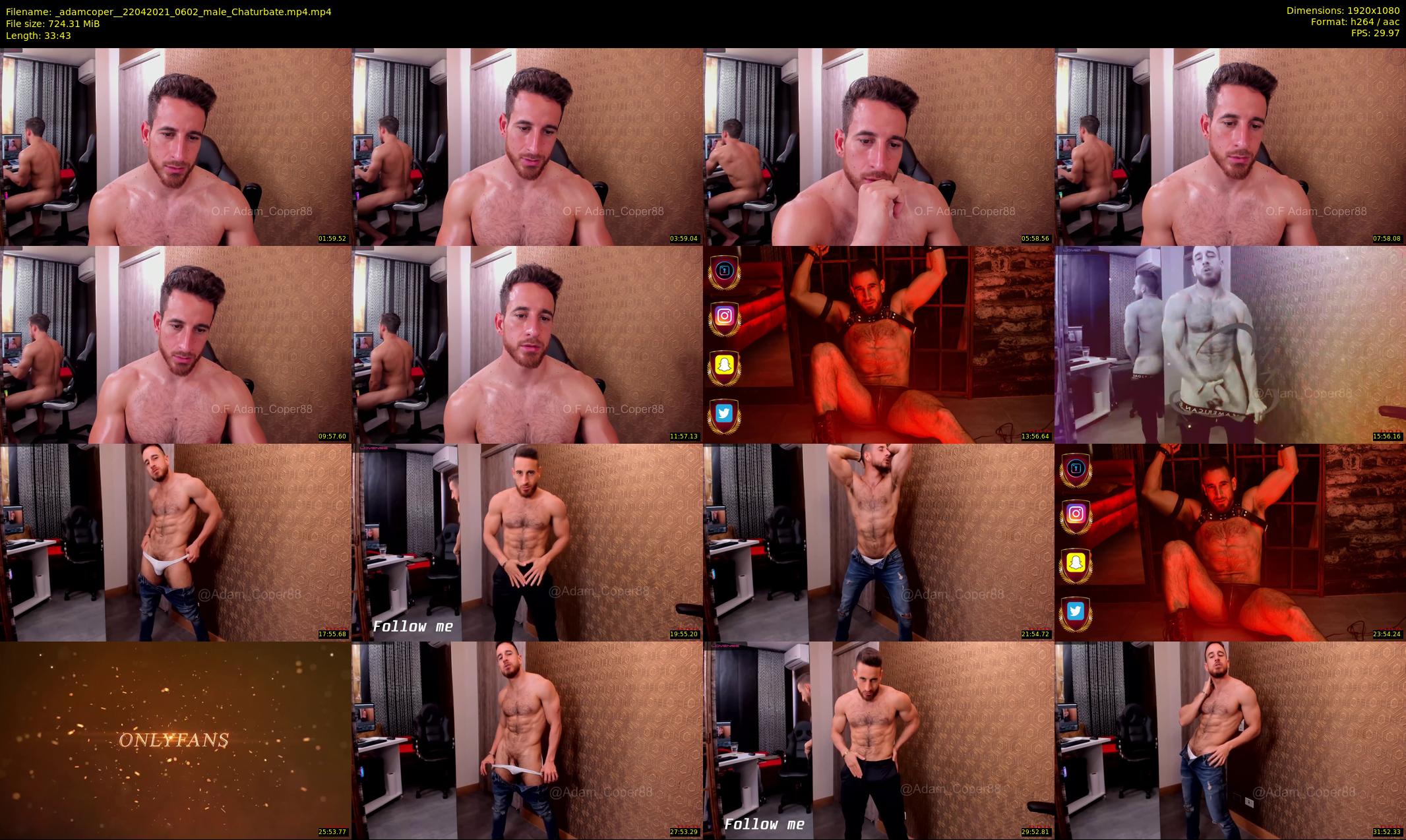 _adamcoper_ — 34 minute Chaturbate male cam show recording, 1080p, Apr 22, 2021