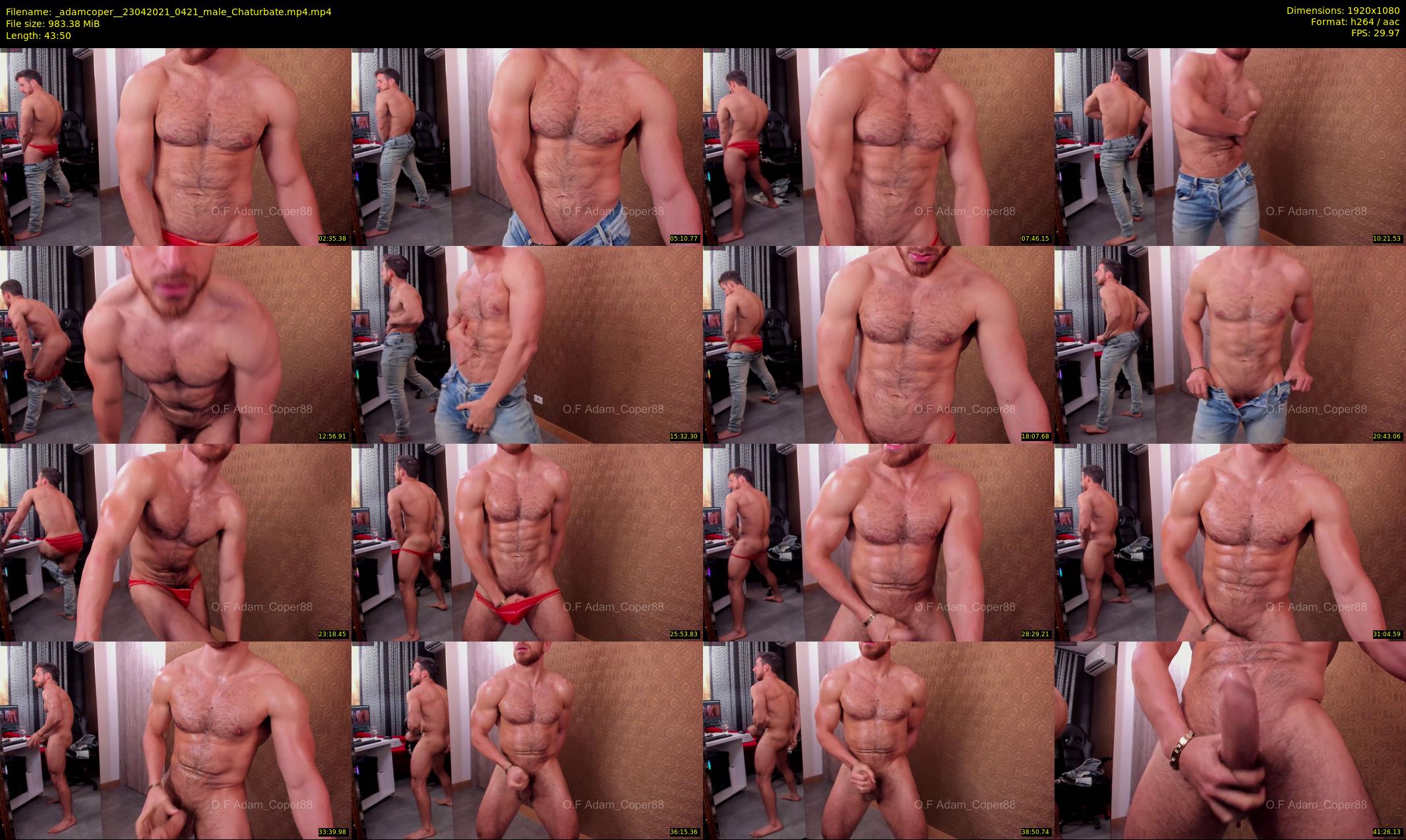 _adamcoper_ — 44 minute Chaturbate male cam show recording, 1080p, Apr 23, 2021