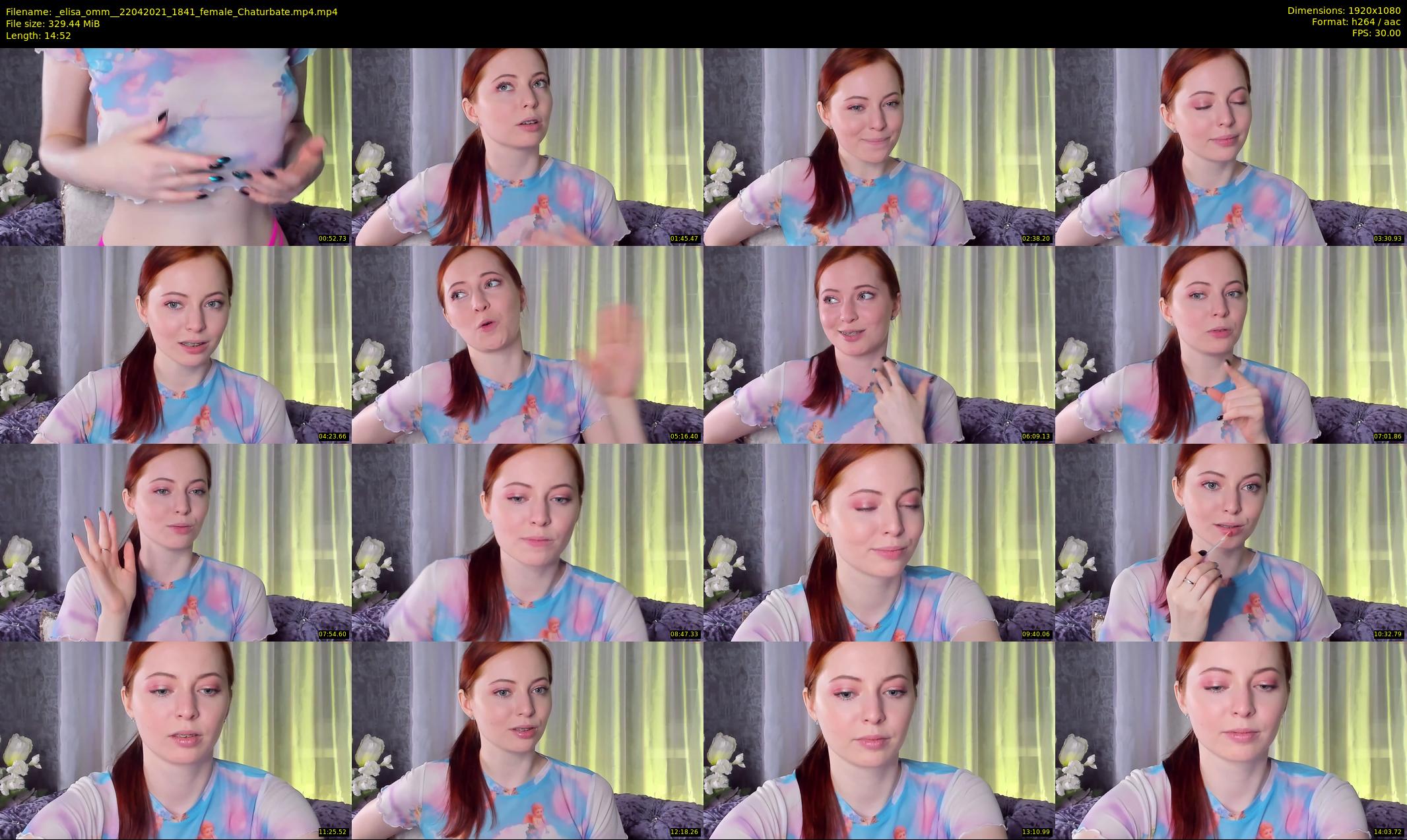 _elisa_omm_ — 15 minute Chaturbate female cam show recording, 1080p, Apr 22, 2021