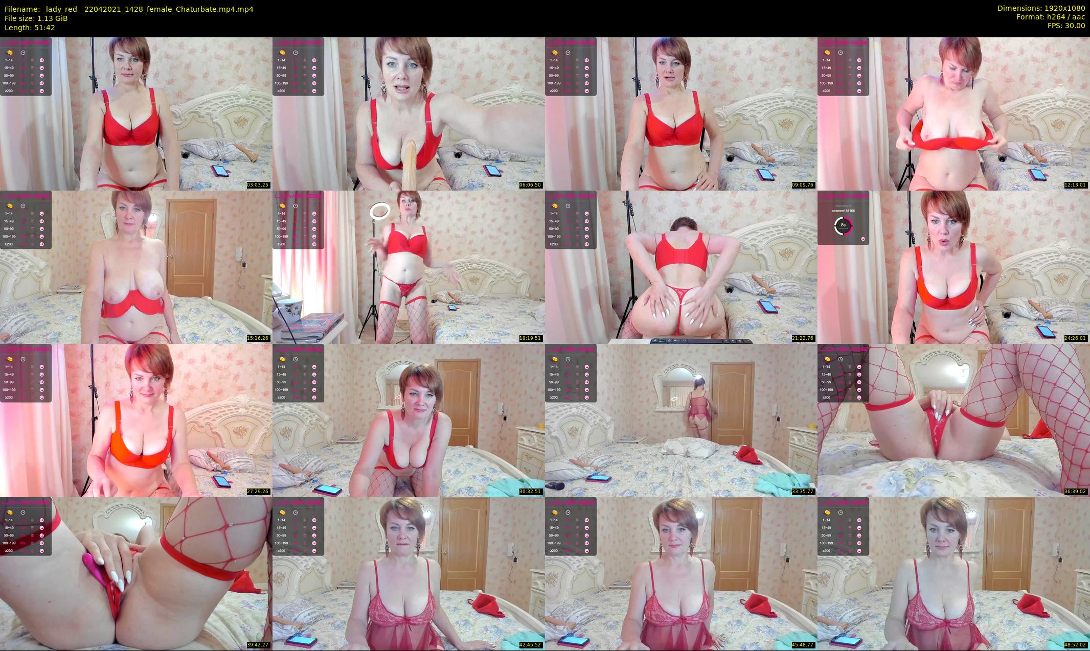 _lady_red_ — 52 minute Chaturbate female cam show recording, 1080p, Apr 22, 2021