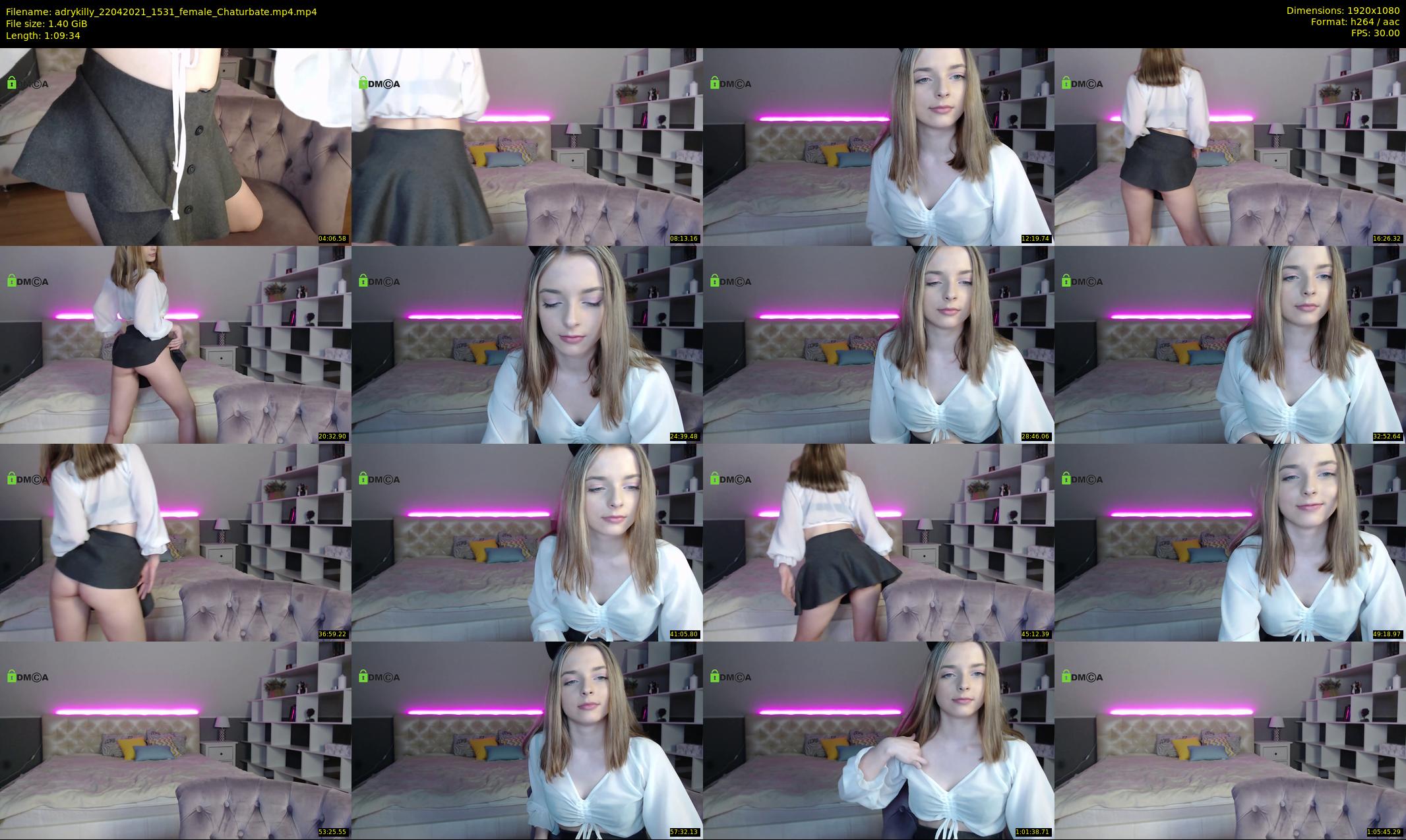adrykilly — 70 minute Chaturbate female cam show recording, 1080p, Apr 22, 2021