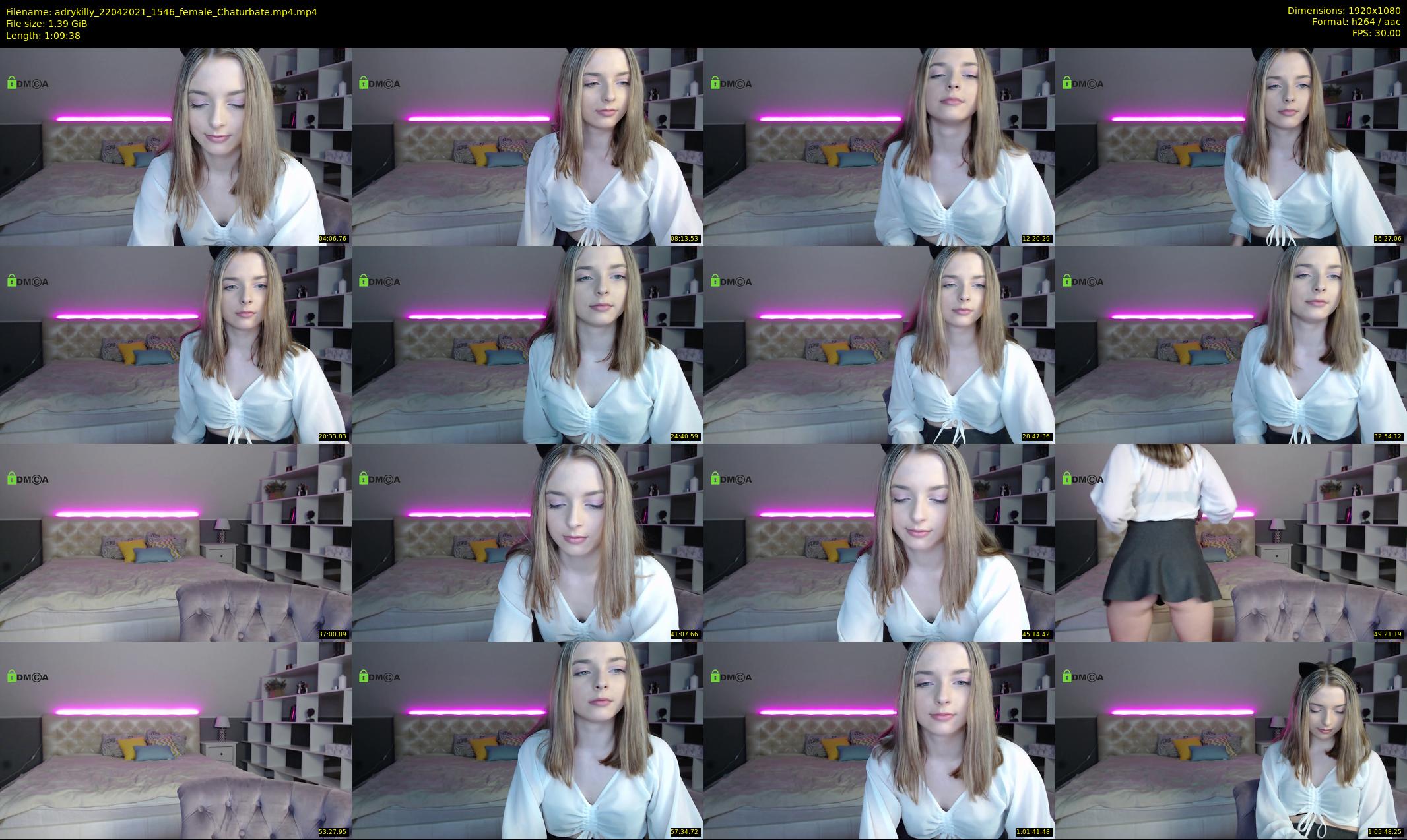 adrykilly — 70 minute Chaturbate female cam show recording, 1080p, Apr 22, 2021