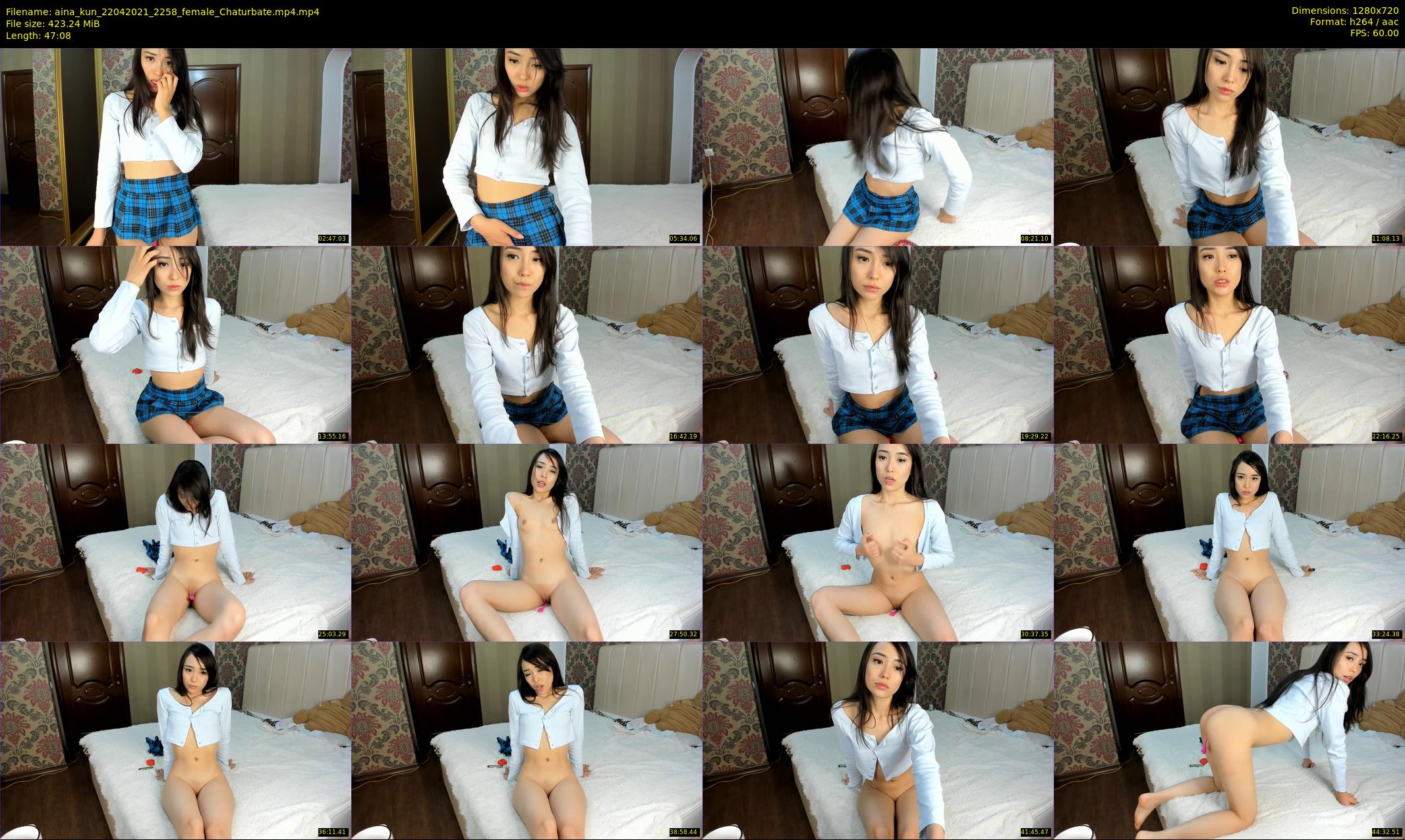 aina_kun — 48 minute Chaturbate female cam show recording, 720p, Apr 22, 2021