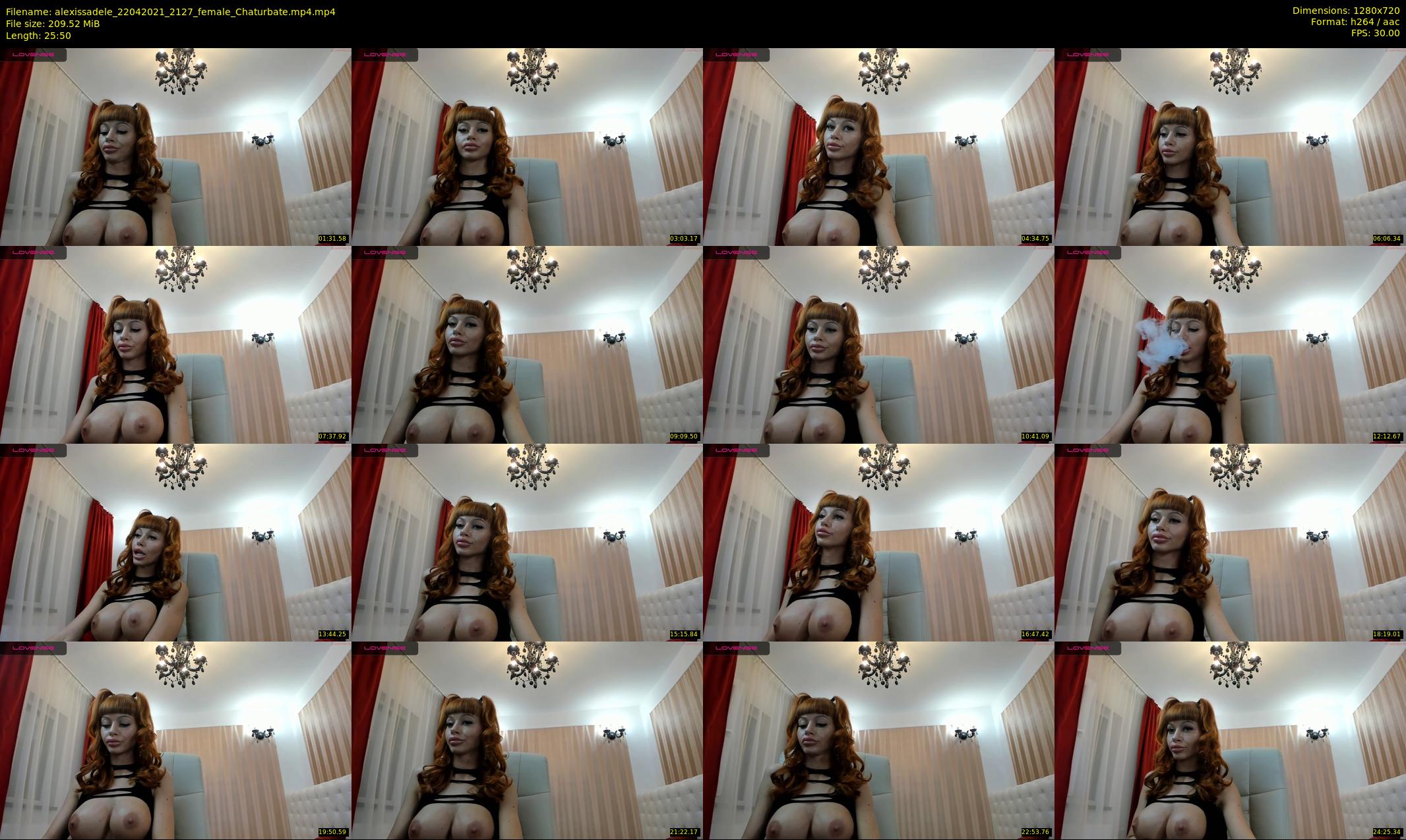 alexissadele — 26 minute Chaturbate female cam show recording, 720p, Apr 22, 2021