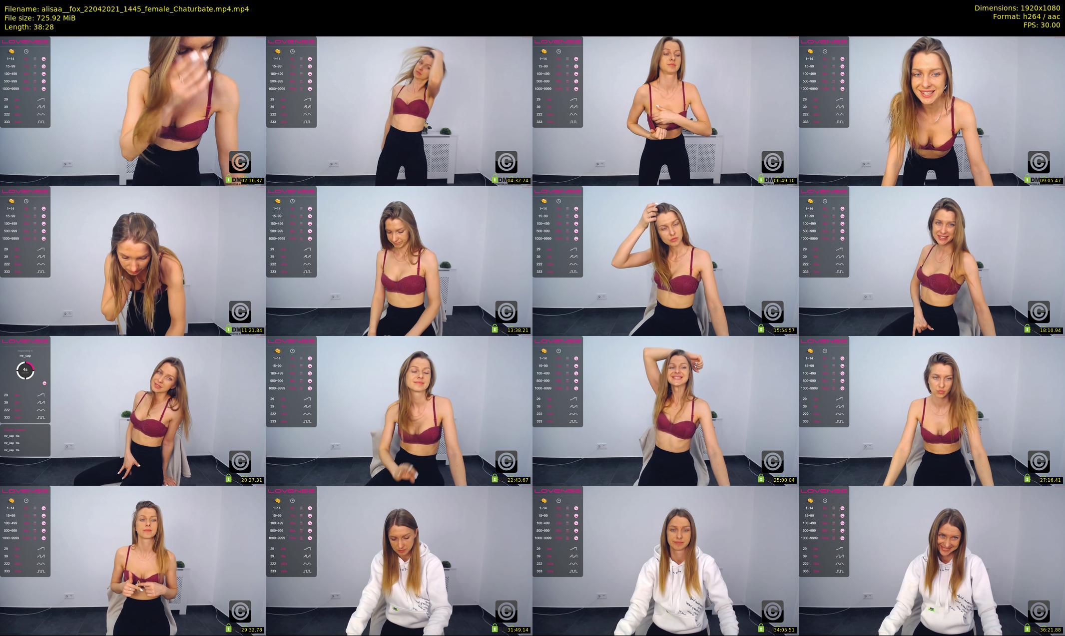 alisaa__fox — 39 minute Chaturbate female cam show recording, 1080p, Apr 22, 2021