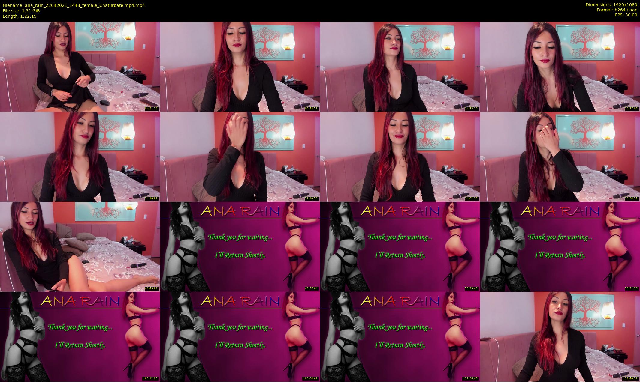 ana_rain — 83 minute Chaturbate female cam show recording, 1080p, Apr 22, 2021
