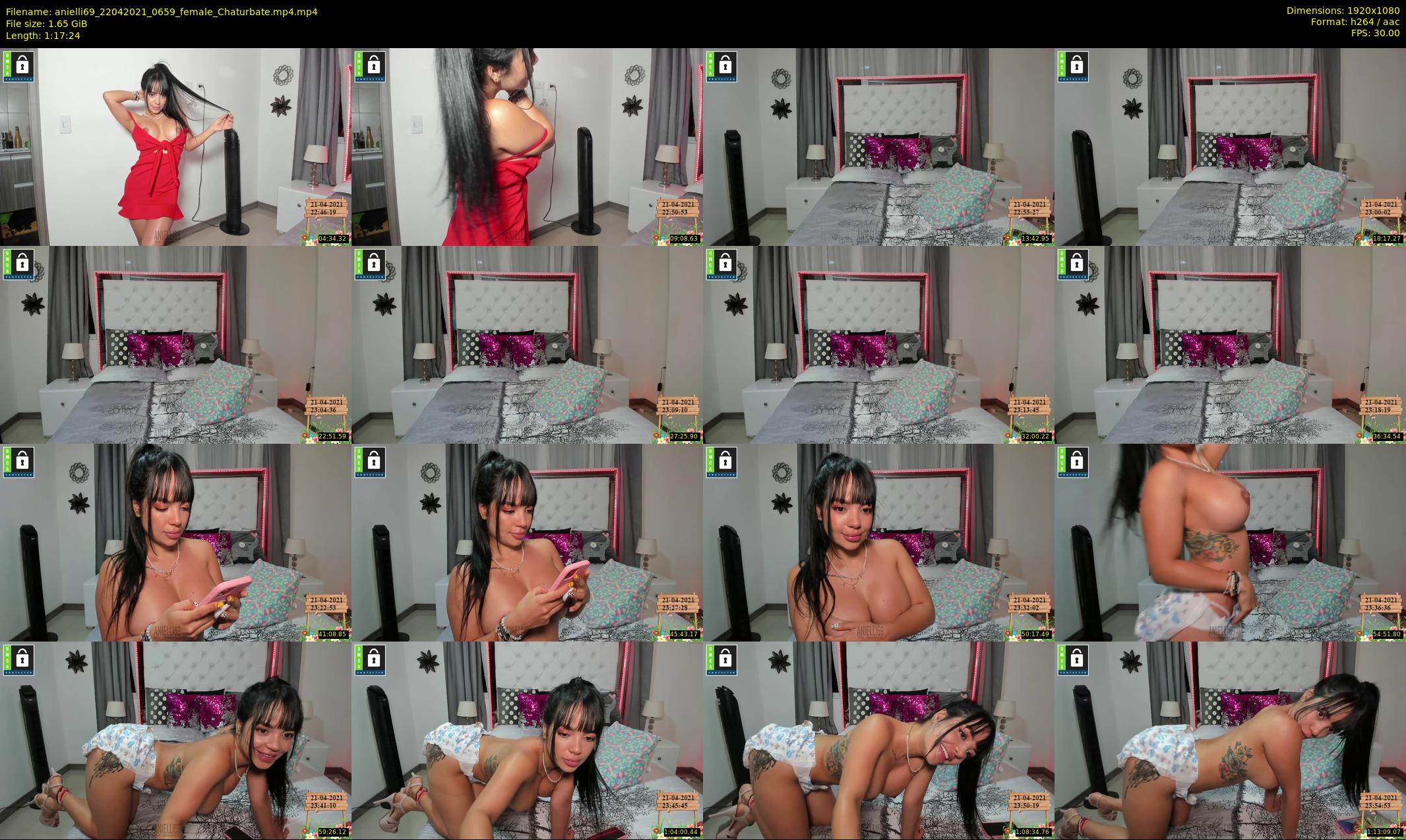 anielli69 — 78 minute Chaturbate female cam show recording, 1080p, Apr 22, 2021