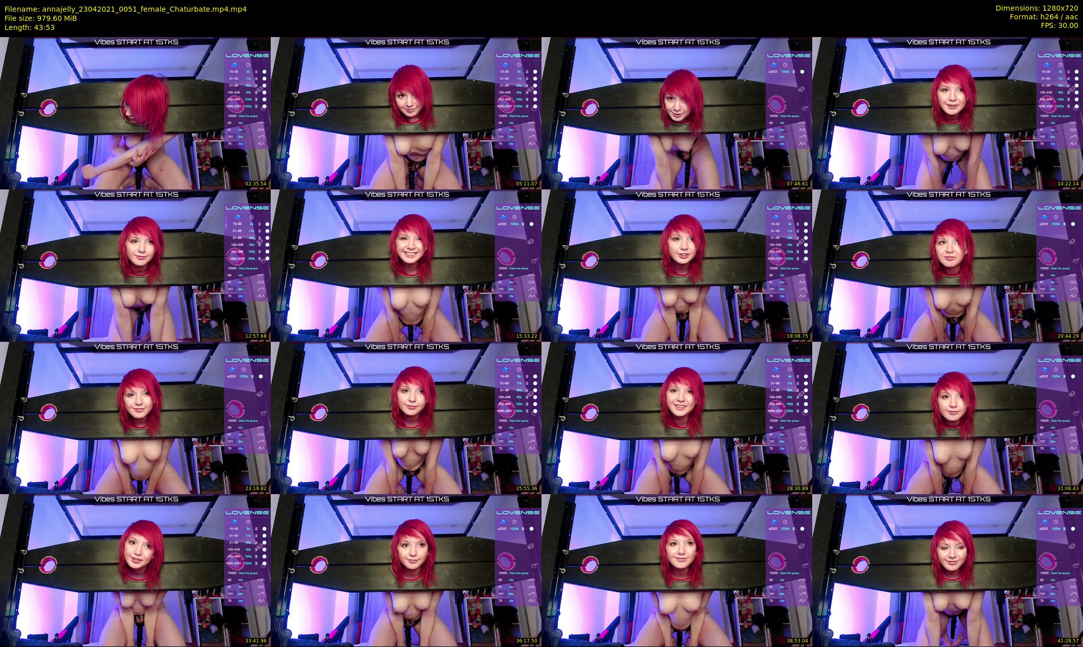 annajelly — 44 minute Chaturbate couple cam show recording, 720p, Apr 23, 2021