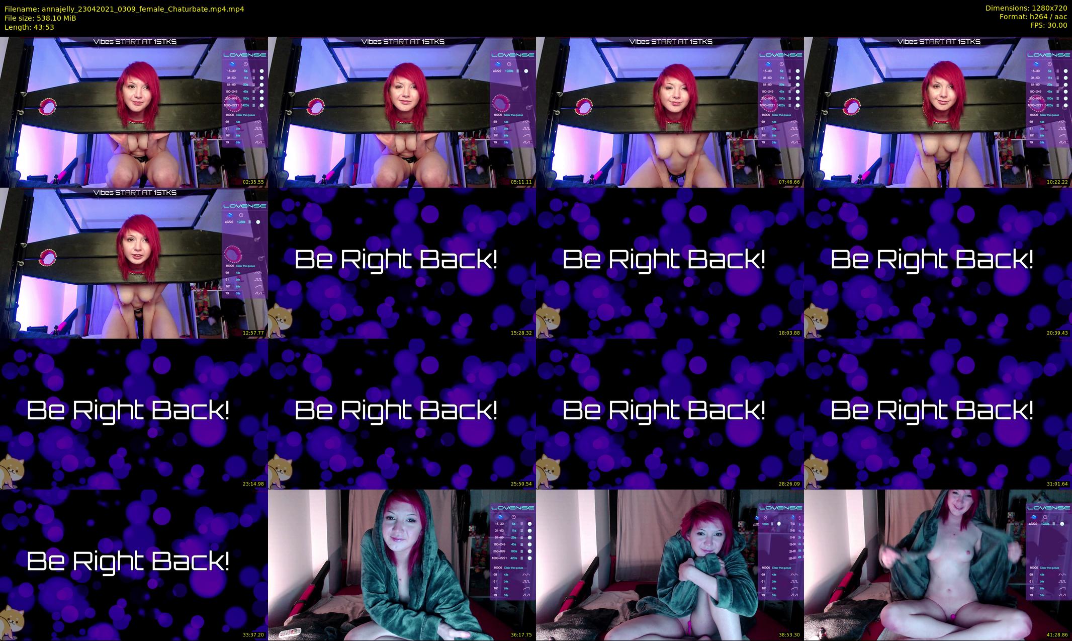 annajelly — 44 minute Chaturbate couple cam show recording, 720p, Apr 23, 2021