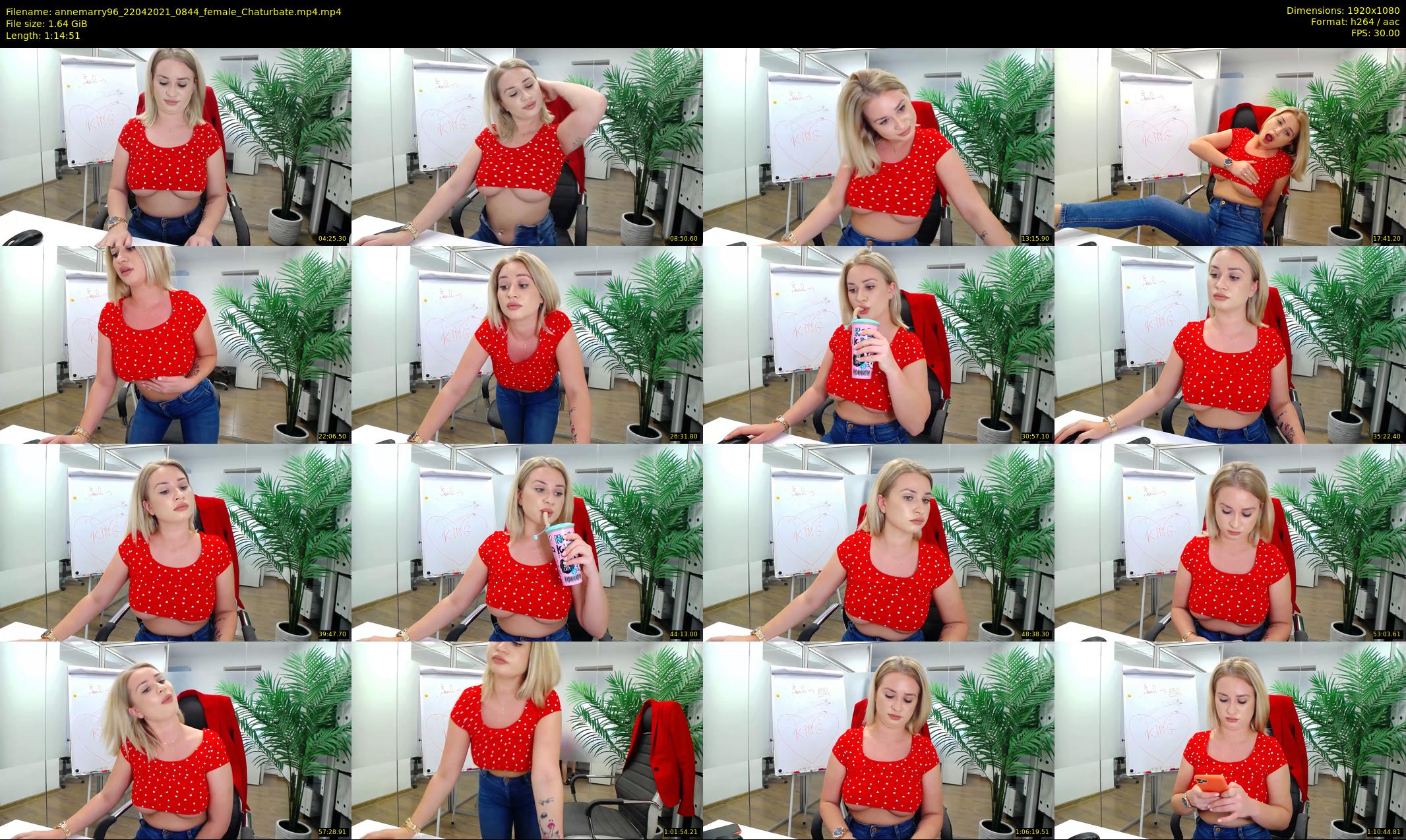 annemarry96 — 75 minute Chaturbate female cam show recording, 1080p, Apr 22, 2021