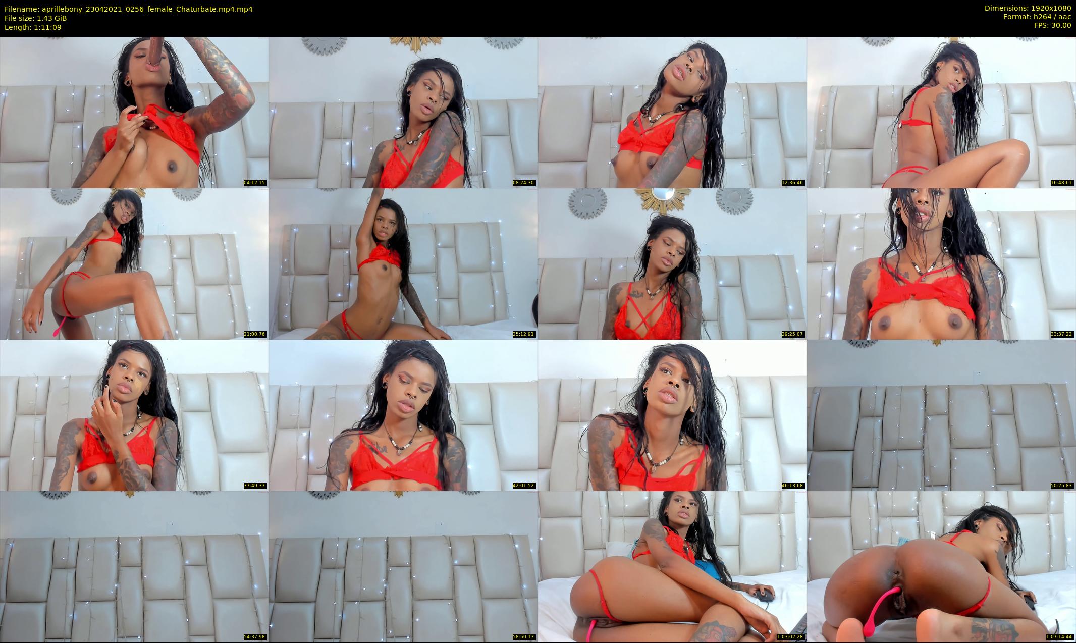 aprillebony — 72 minute Chaturbate female cam show recording, 1080p, Apr 23, 2021