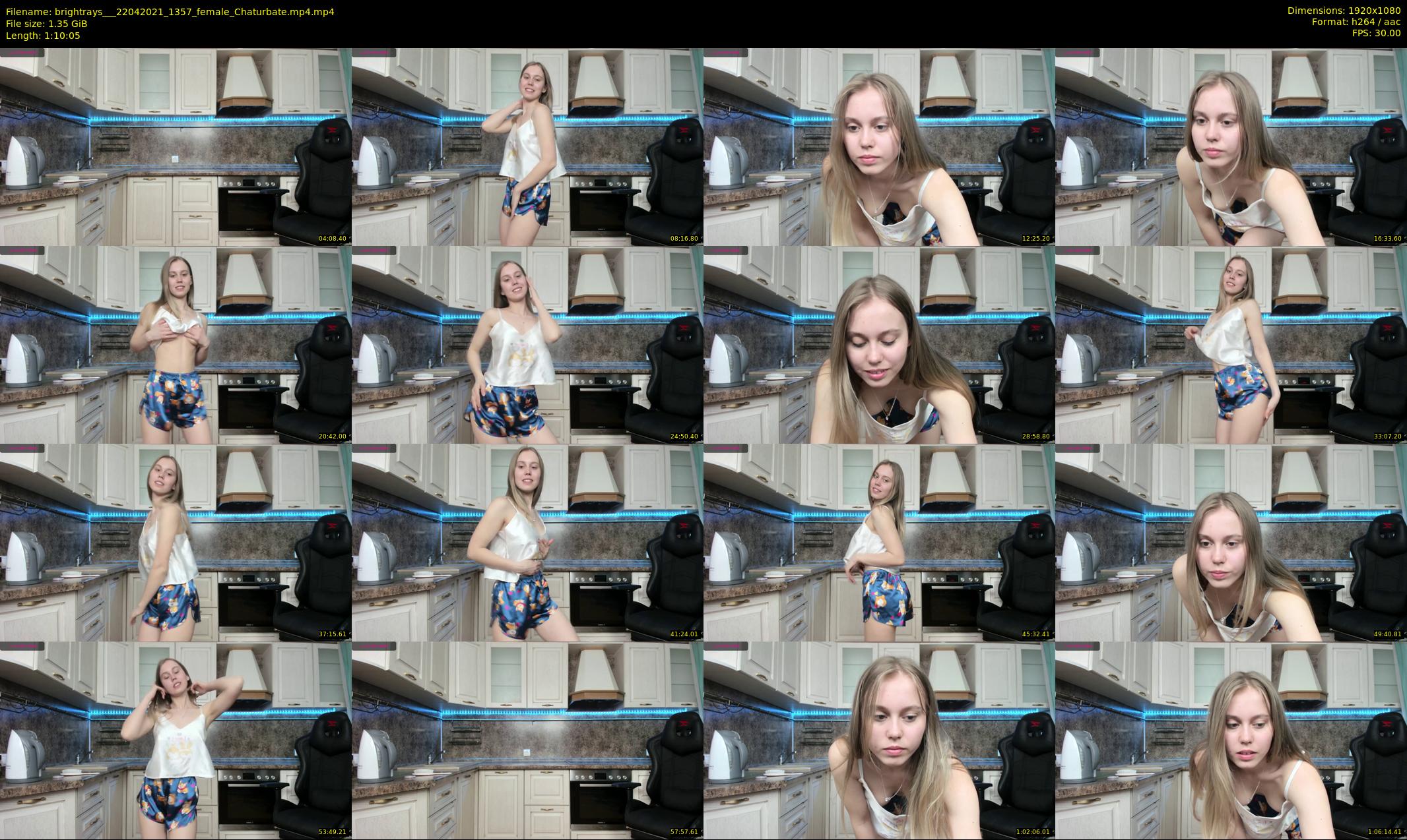brightrays__ — 71 minute Chaturbate female cam show recording, 1080p, Apr 22, 2021