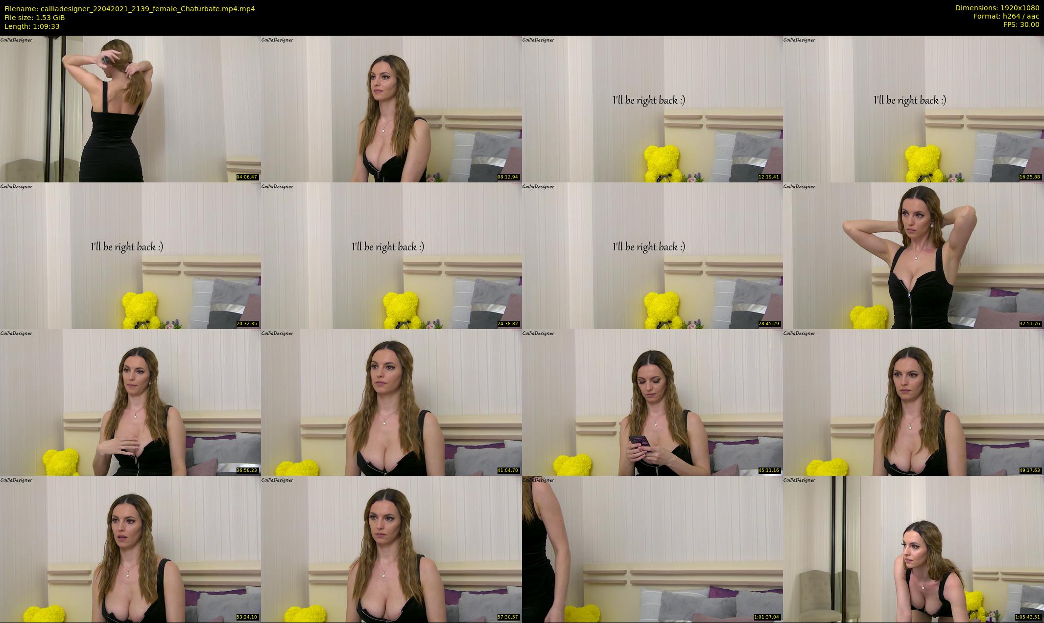 calliadesigner — 70 minute Chaturbate female cam show recording, 1080p, Apr 22, 2021