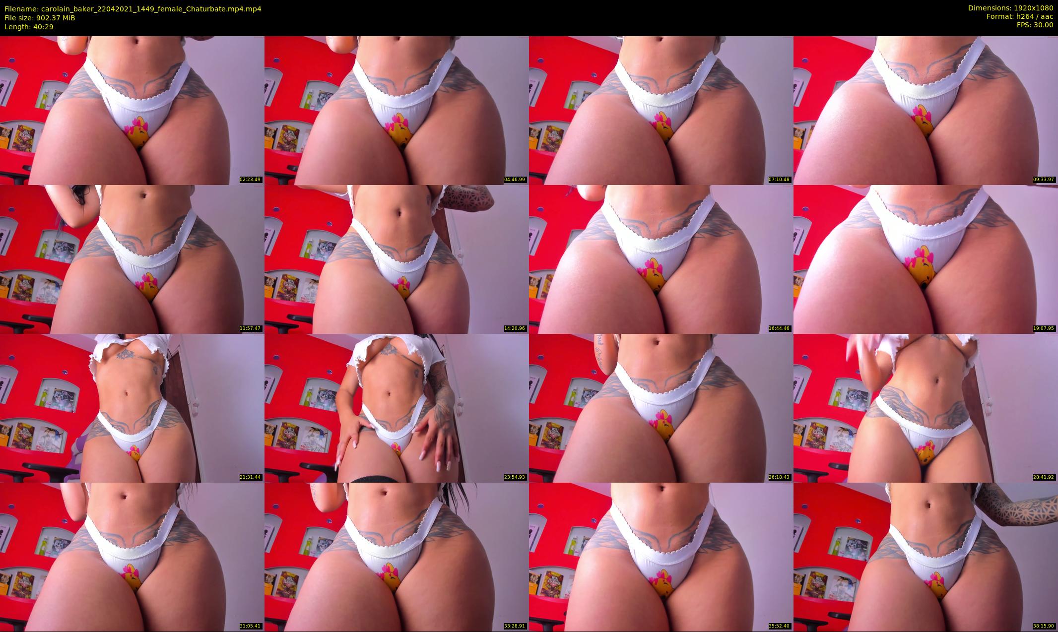 carolain_baker — 41 minute Chaturbate female cam show recording, 1080p, Apr 22, 2021