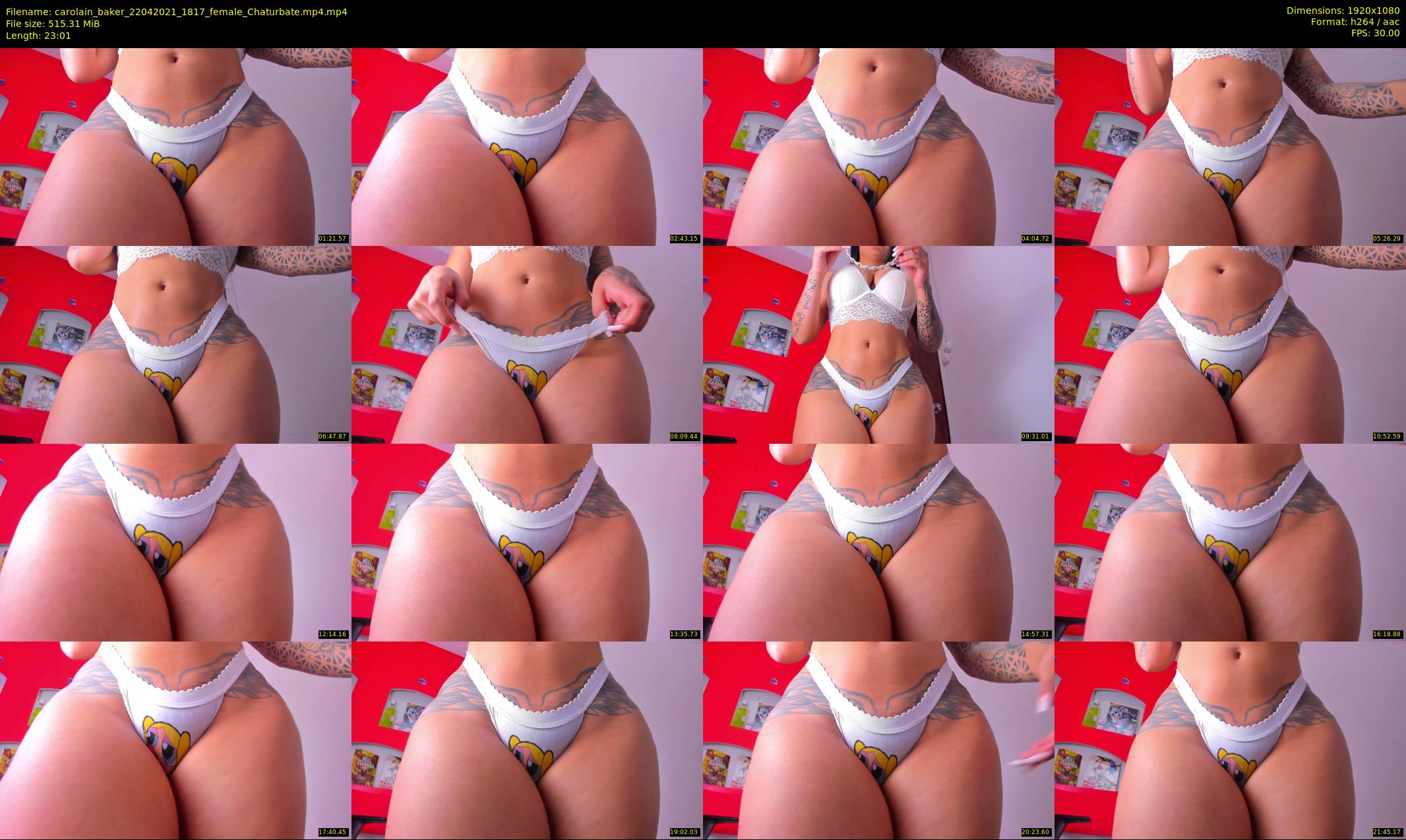 carolain_baker — 24 minute Chaturbate female cam show recording, 1080p, Apr 22, 2021