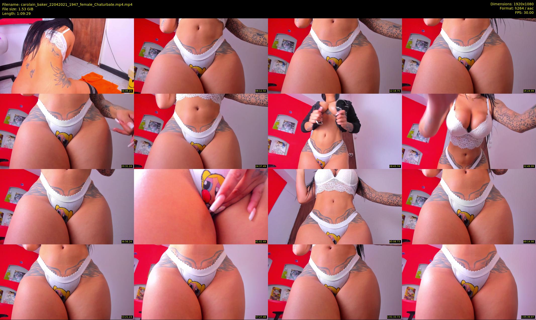 carolain_baker — 70 minute Chaturbate female cam show recording, 1080p, Apr 22, 2021