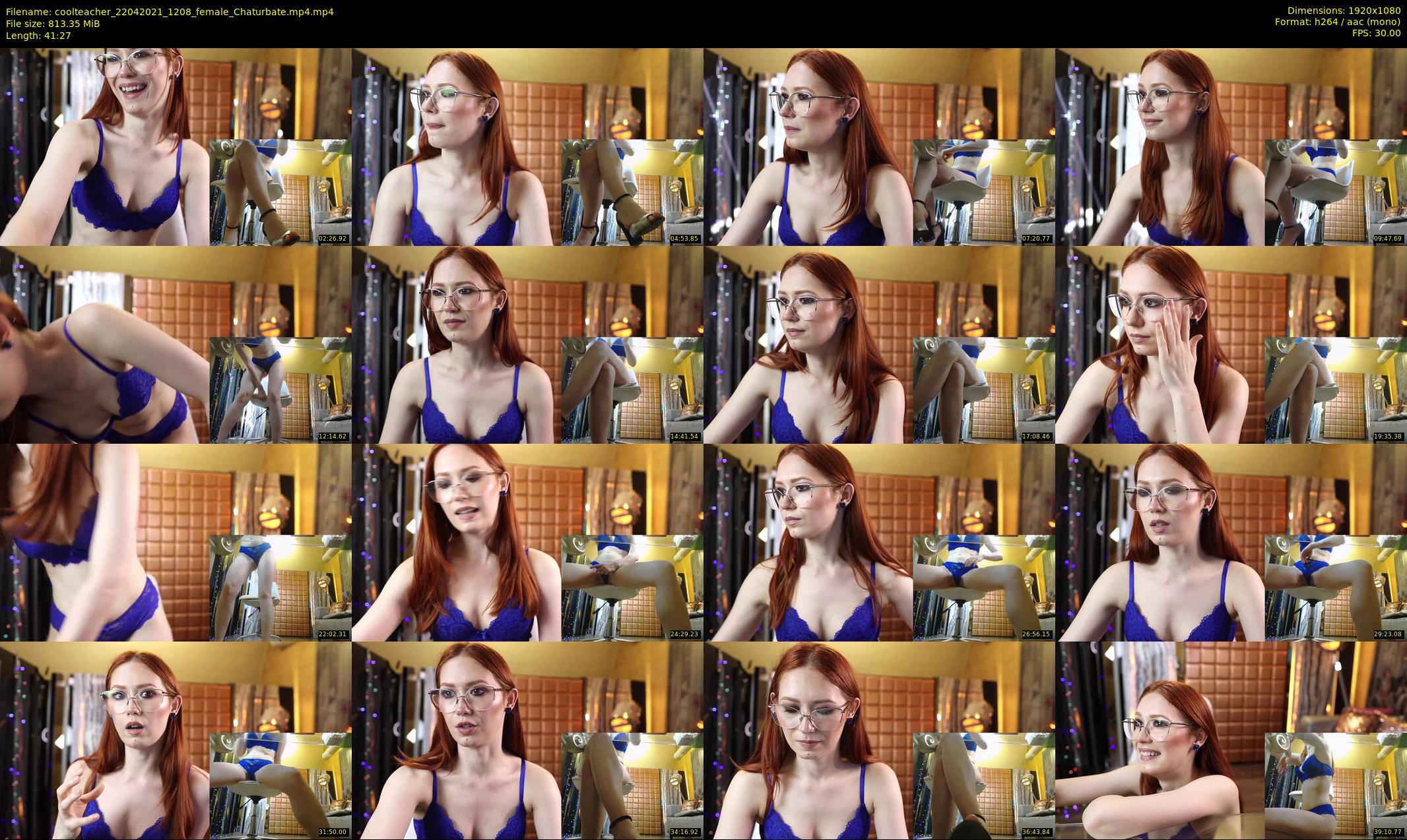 coolteacher — 42 minute Chaturbate female cam show recording, 1080p, Apr 22, 2021