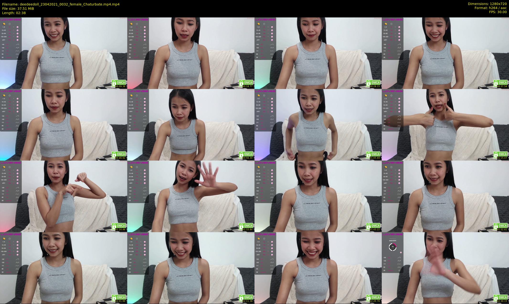 deedeedoll — 3 minute Chaturbate female cam show recording, 720p, Apr 23, 2021