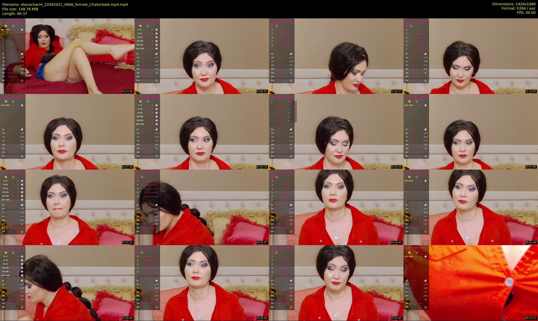 dianacharm — 7 minute Chaturbate female cam show recording, 1080p, Apr 22, 2021