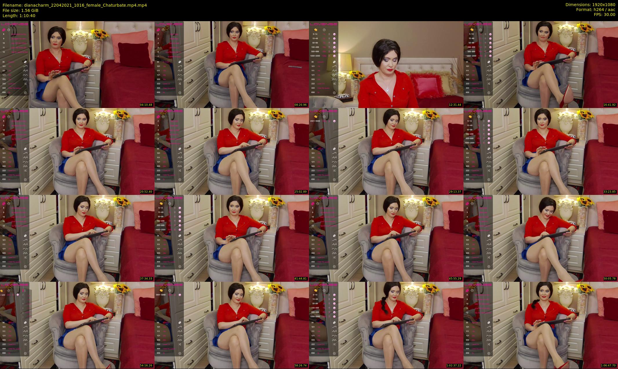 dianacharm — 71 minute Chaturbate female cam show recording, 1080p, Apr 22, 2021