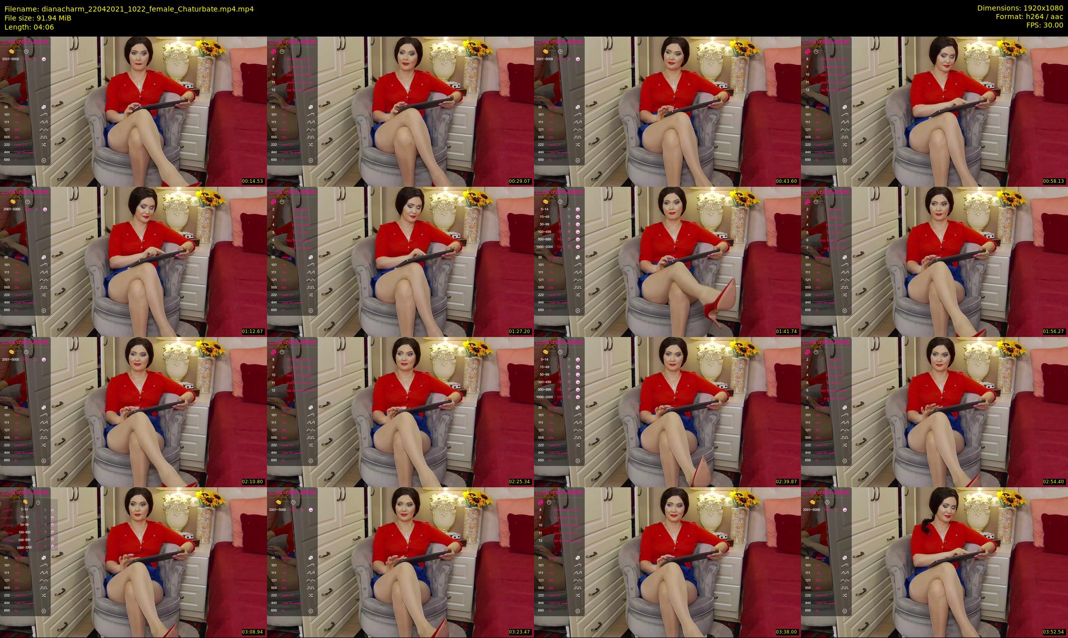 dianacharm — 5 minute Chaturbate female cam show recording, 1080p, Apr 22, 2021