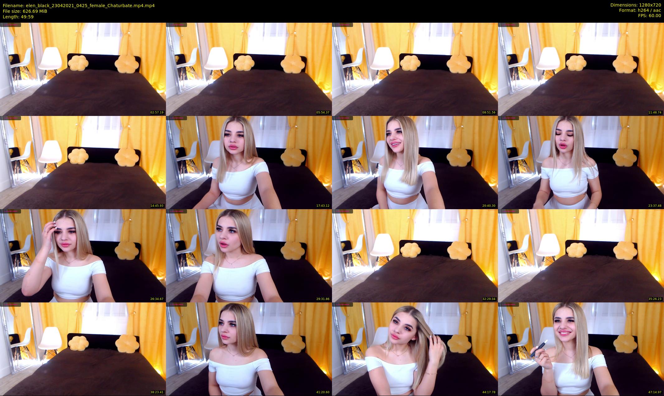 elen_black — 50 minute Chaturbate female cam show recording, 720p, Apr 23, 2021