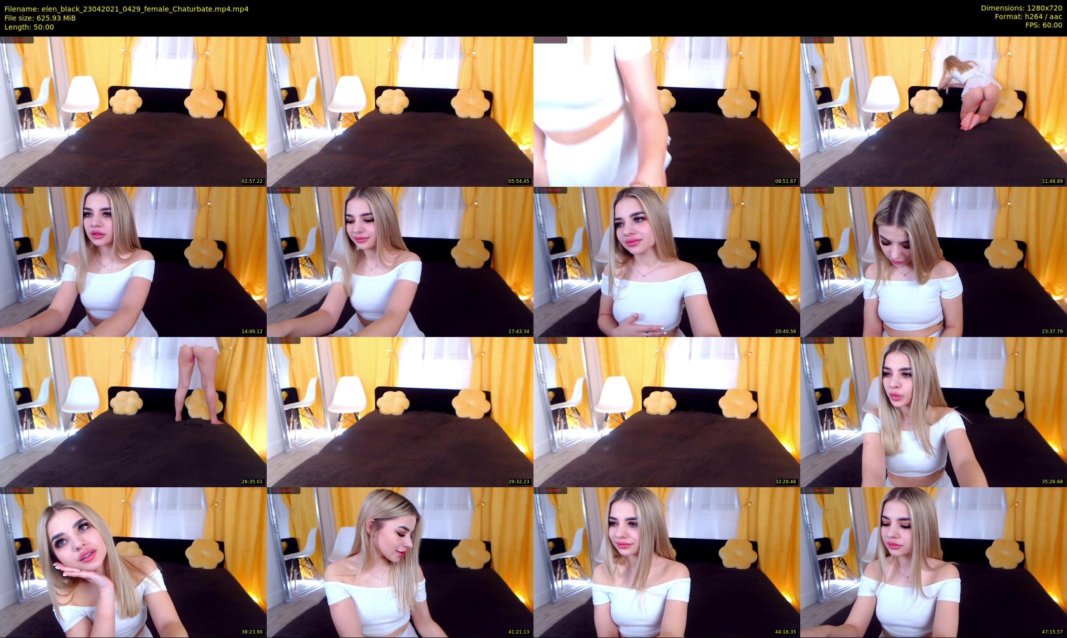 elen_black — 50 minute Chaturbate female cam show recording, 720p, Apr 23, 2021