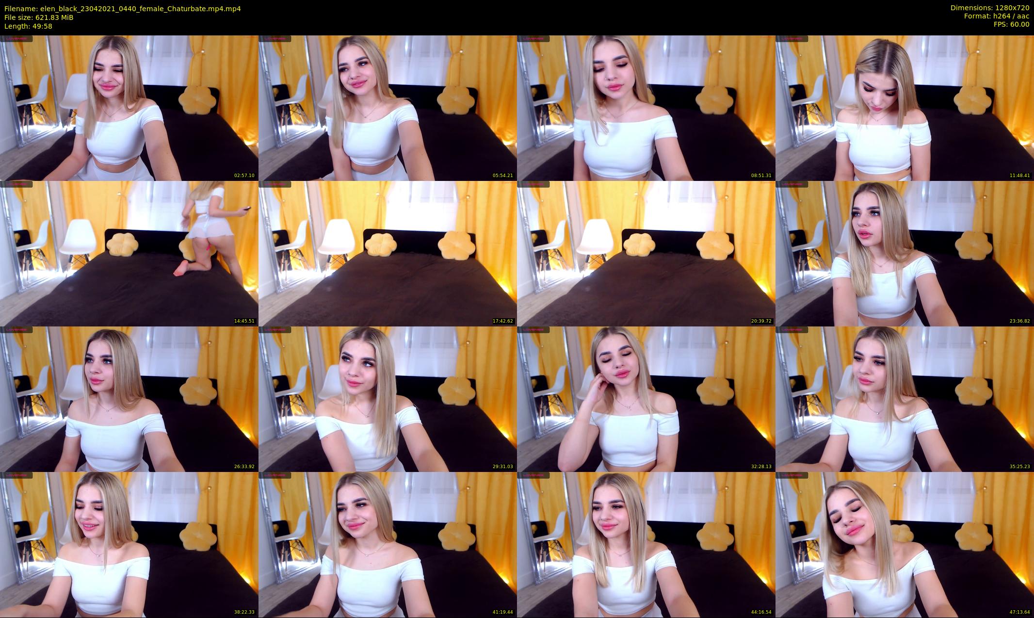 elen_black — 50 minute Chaturbate female cam show recording, 720p, Apr 23, 2021