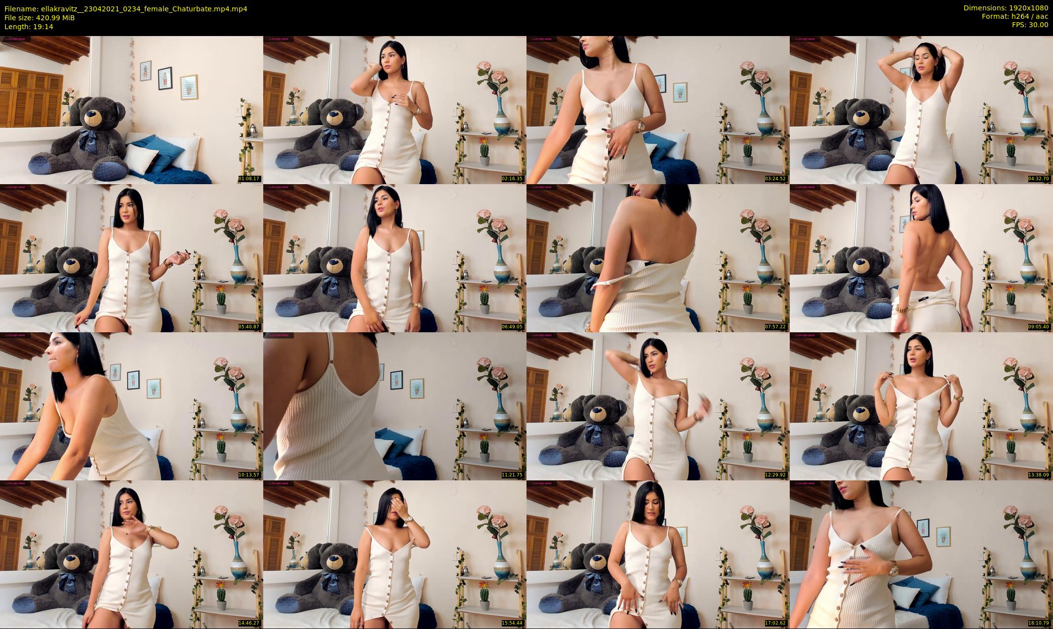 ellakravitz_ — 20 minute Chaturbate female cam show recording, 1080p, Apr 23, 2021