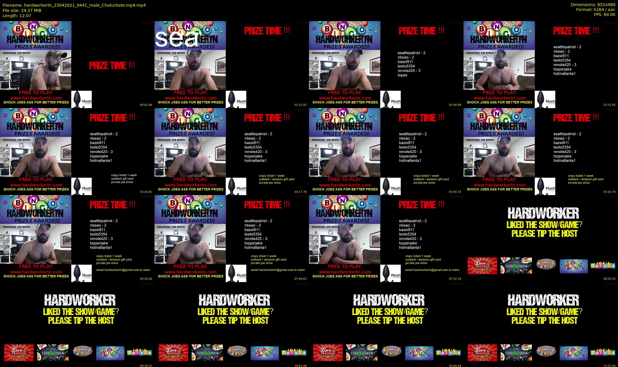 hardworkertn — 13 minute Chaturbate male cam show recording, 480p, Apr 23, 2021