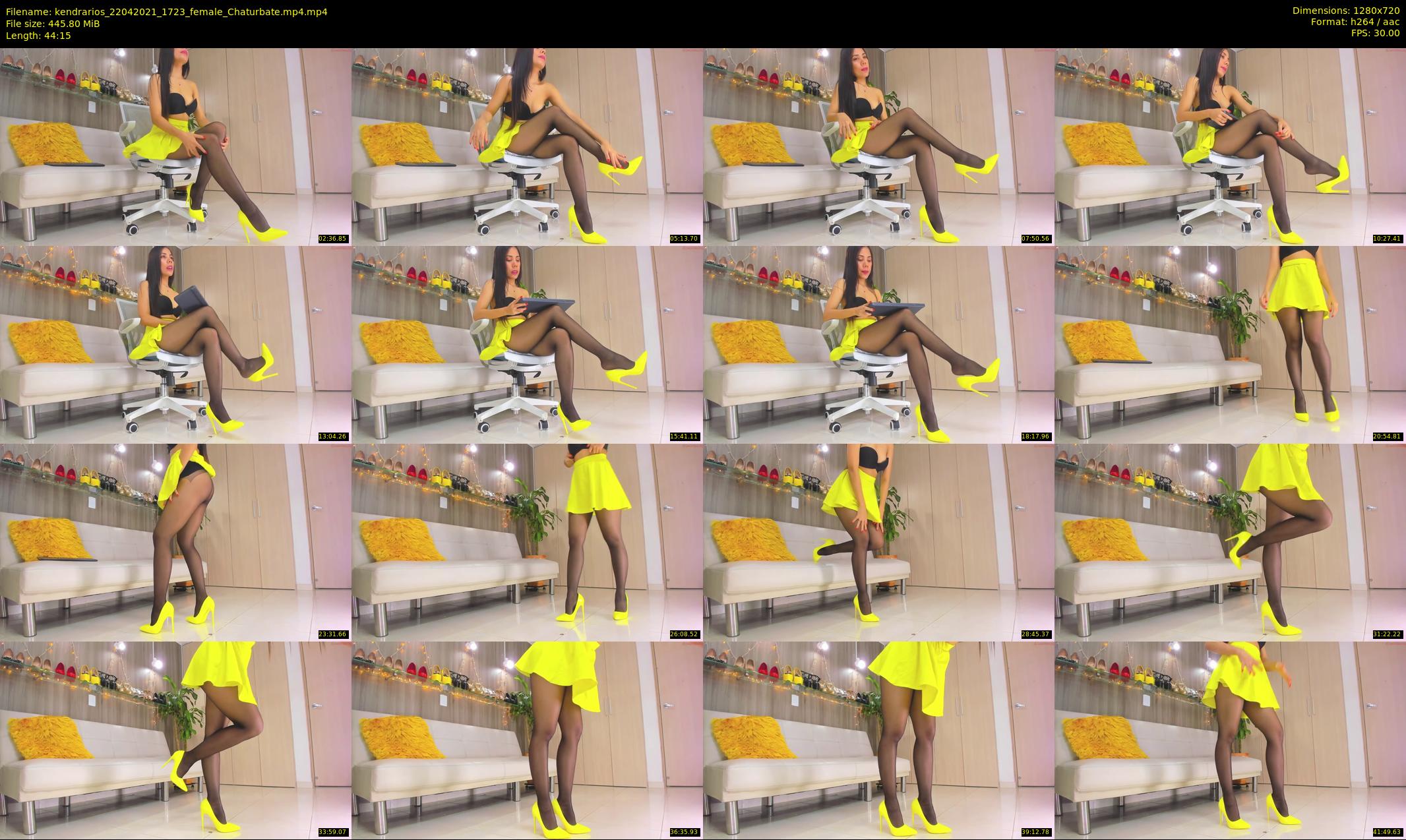 kendrarios — 45 minute Chaturbate female cam show recording, 720p, Apr 22, 2021