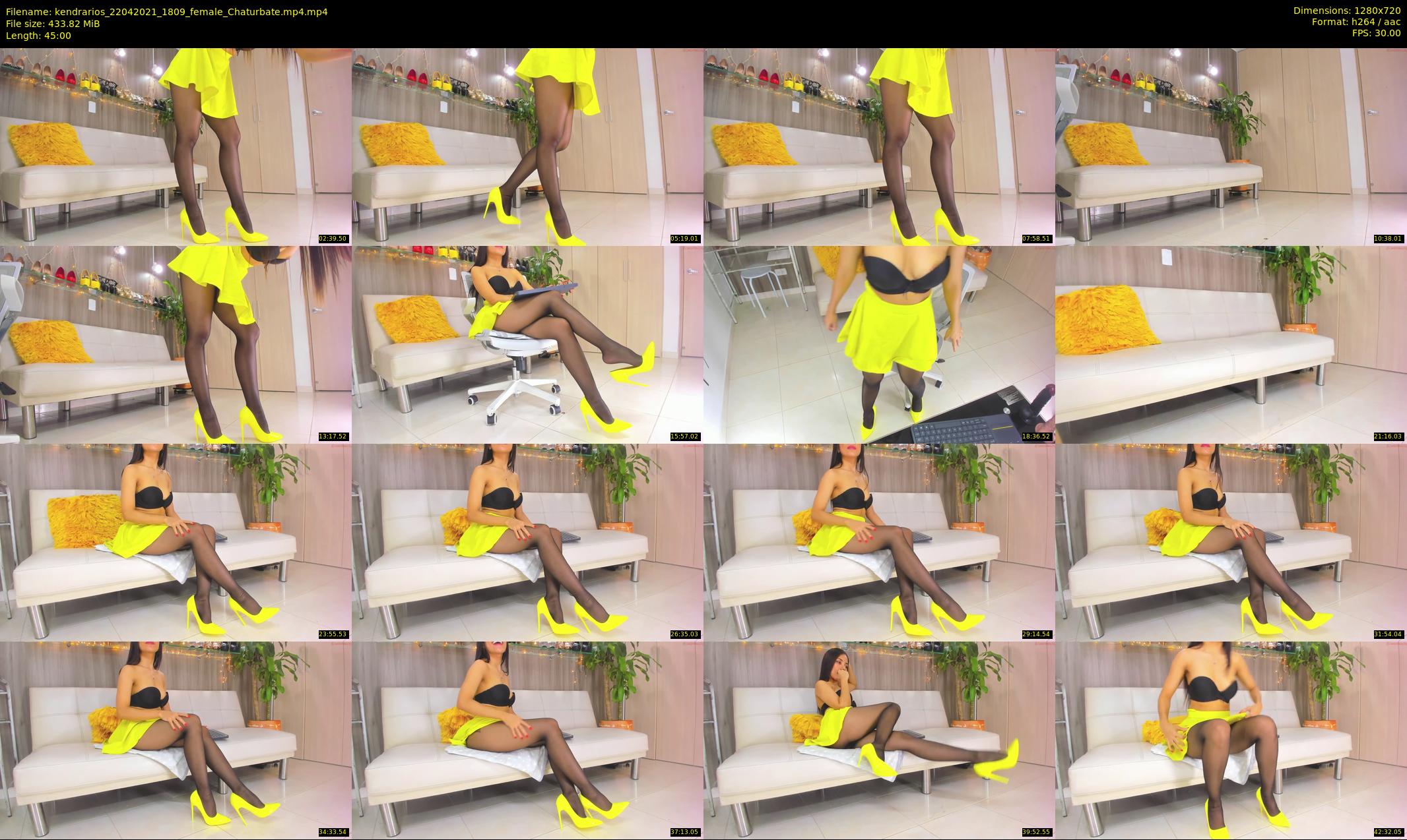 kendrarios — 45 minute Chaturbate female cam show recording, 720p, Apr 22, 2021