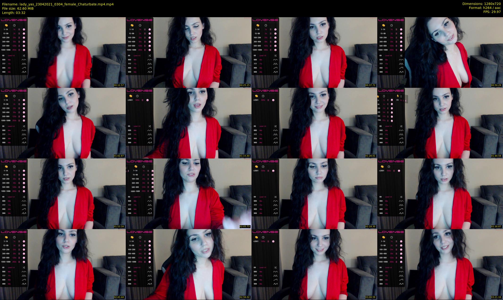 lady_yas — 4 minute Chaturbate female cam show recording, 720p, Apr 23, 2021