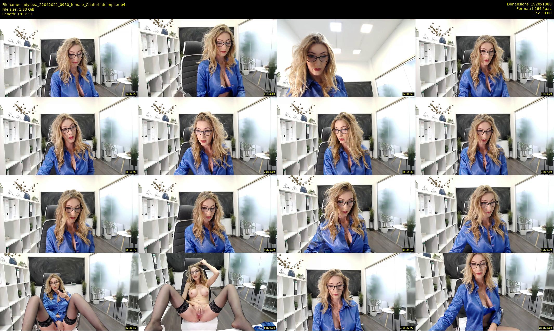 ladyleea — 69 minute Chaturbate female cam show recording, 1080p, Apr 22, 2021