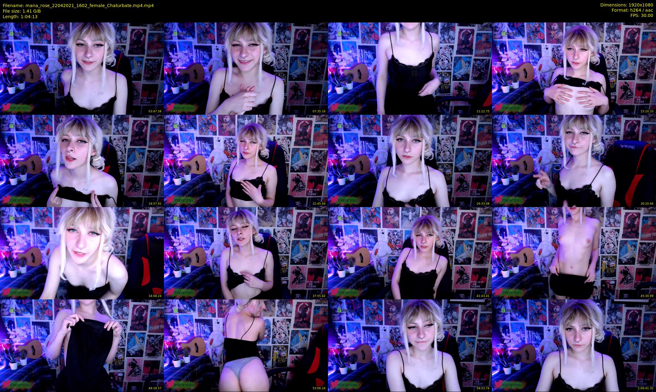 mana_rose — 65 minute Chaturbate female cam show recording, 1080p, Apr 22, 2021