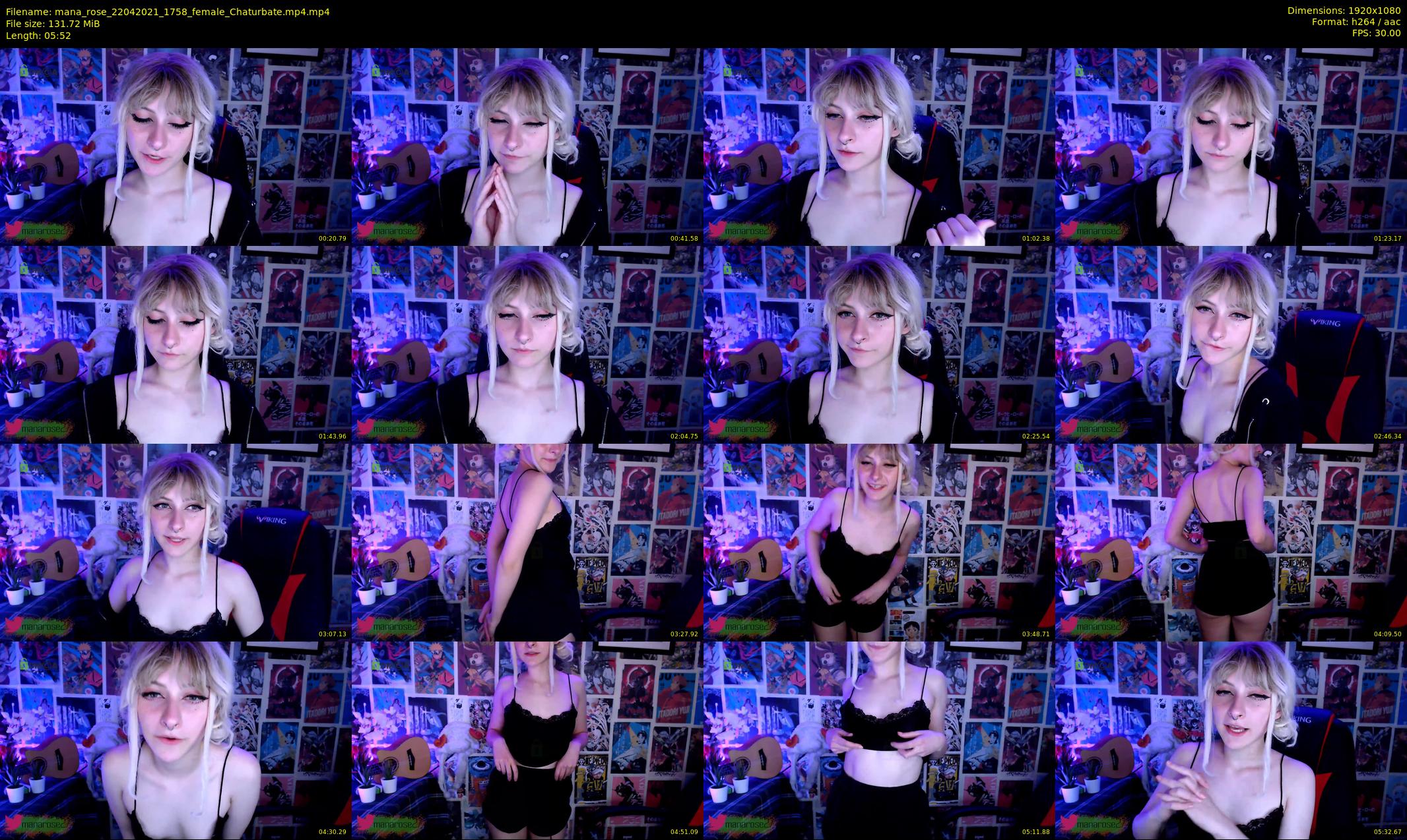 mana_rose — 6 minute Chaturbate female cam show recording, 1080p, Apr 22, 2021