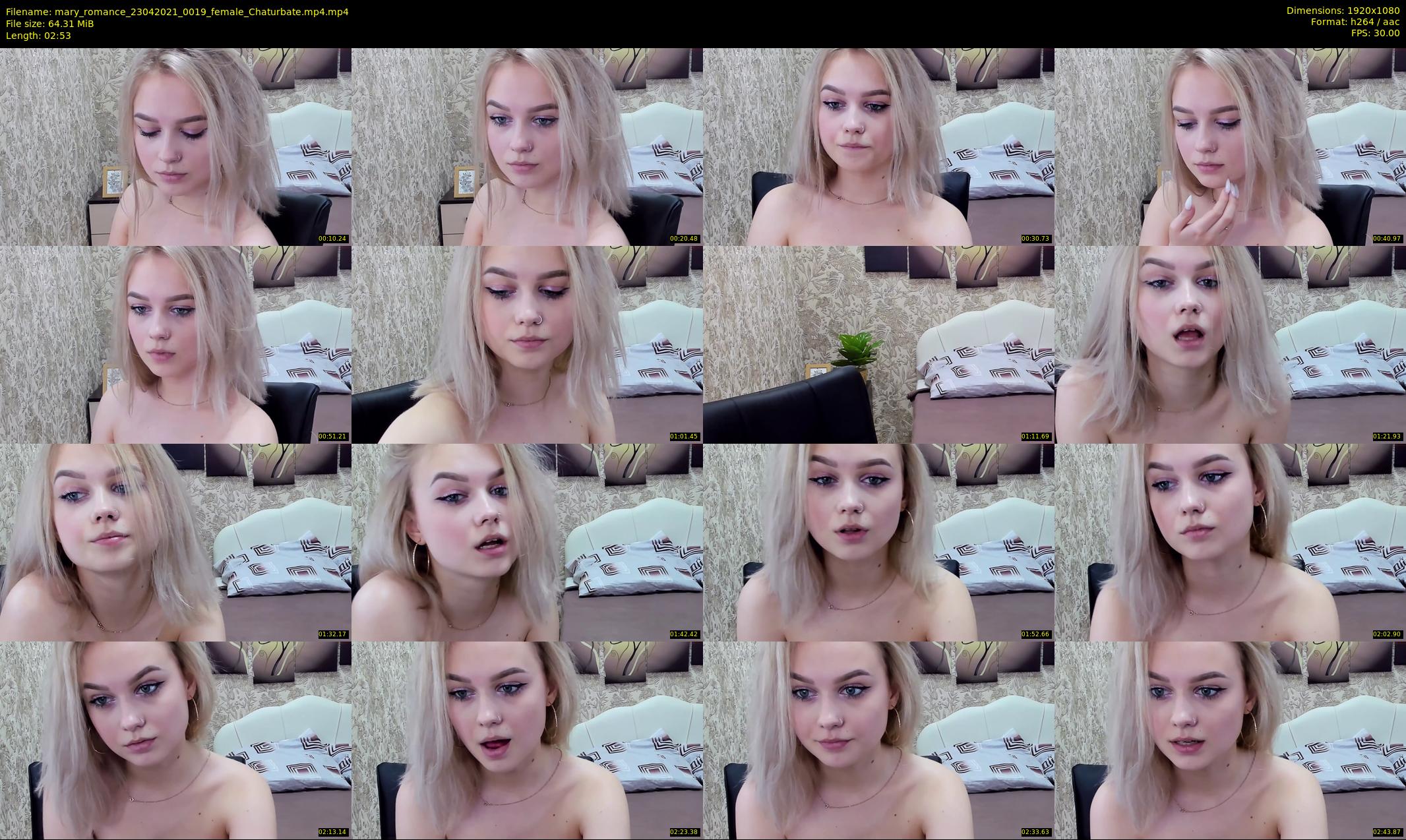 mary_romance — 3 minute Chaturbate female cam show recording, 1080p, Apr 23, 2021