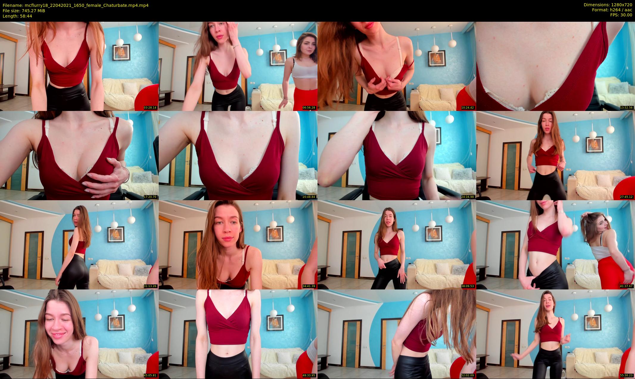mcflurry18 — 59 minute Chaturbate female cam show recording, 720p, Apr 22, 2021