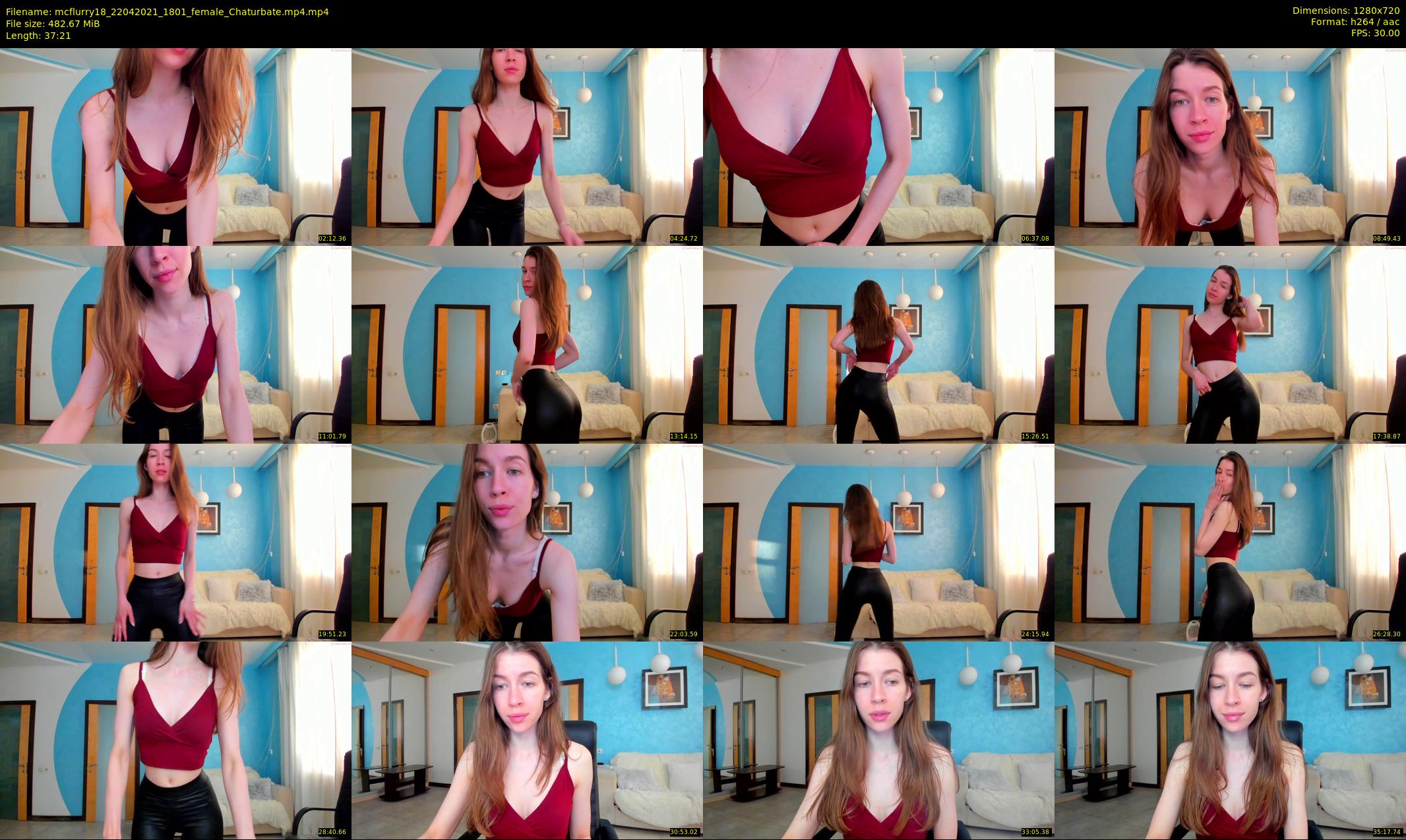 mcflurry18 — 38 minute Chaturbate female cam show recording, 720p, Apr 22, 2021