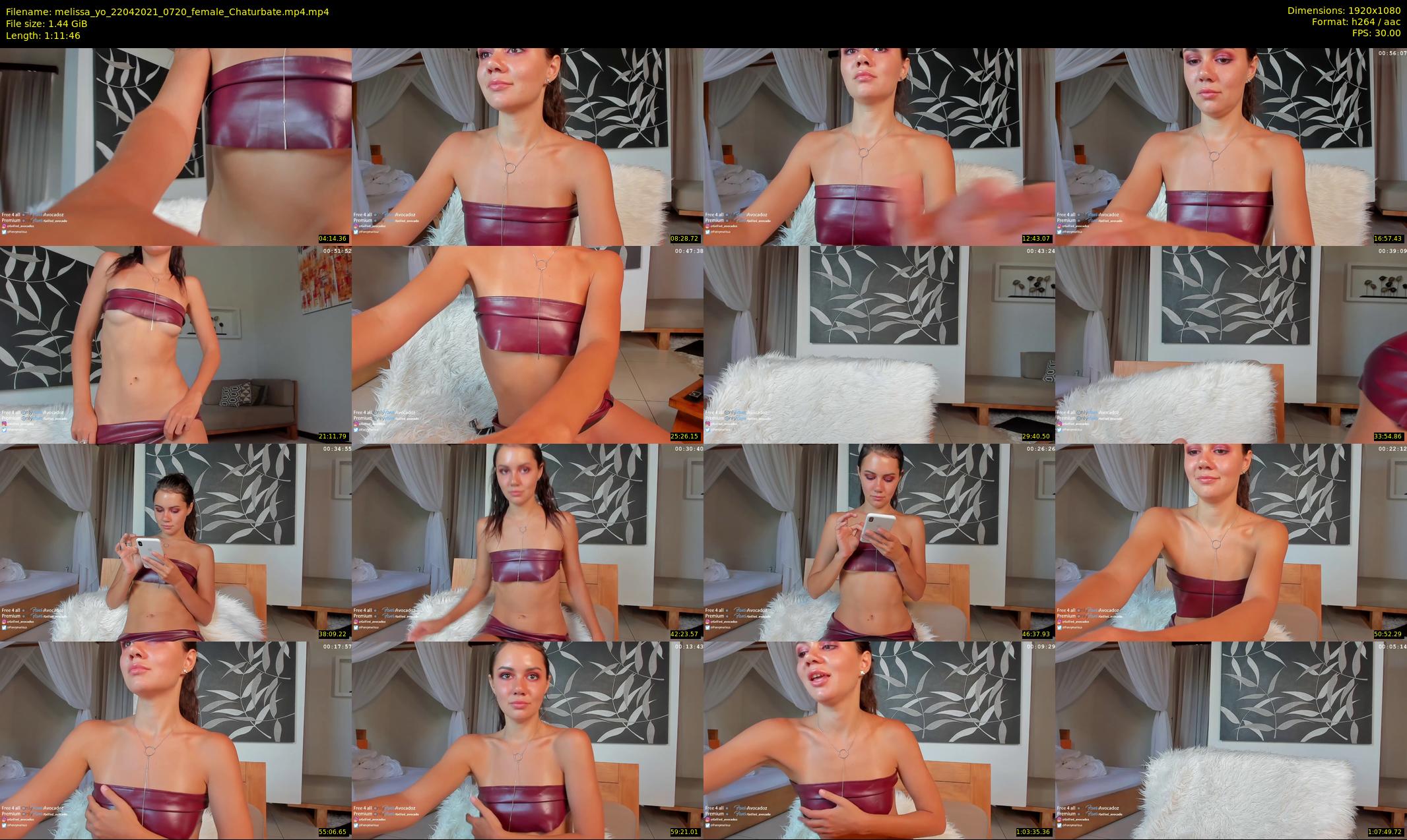melissa_yo — 72 minute Chaturbate female cam show recording, 1080p, Apr 22, 2021