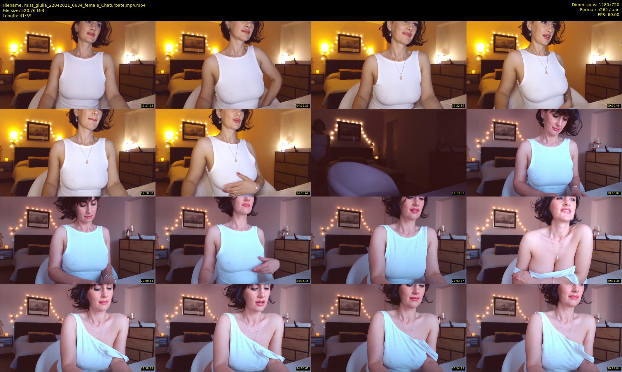 miss_giulia — 42 minute Chaturbate female cam show recording, 720p, Apr 22, 2021