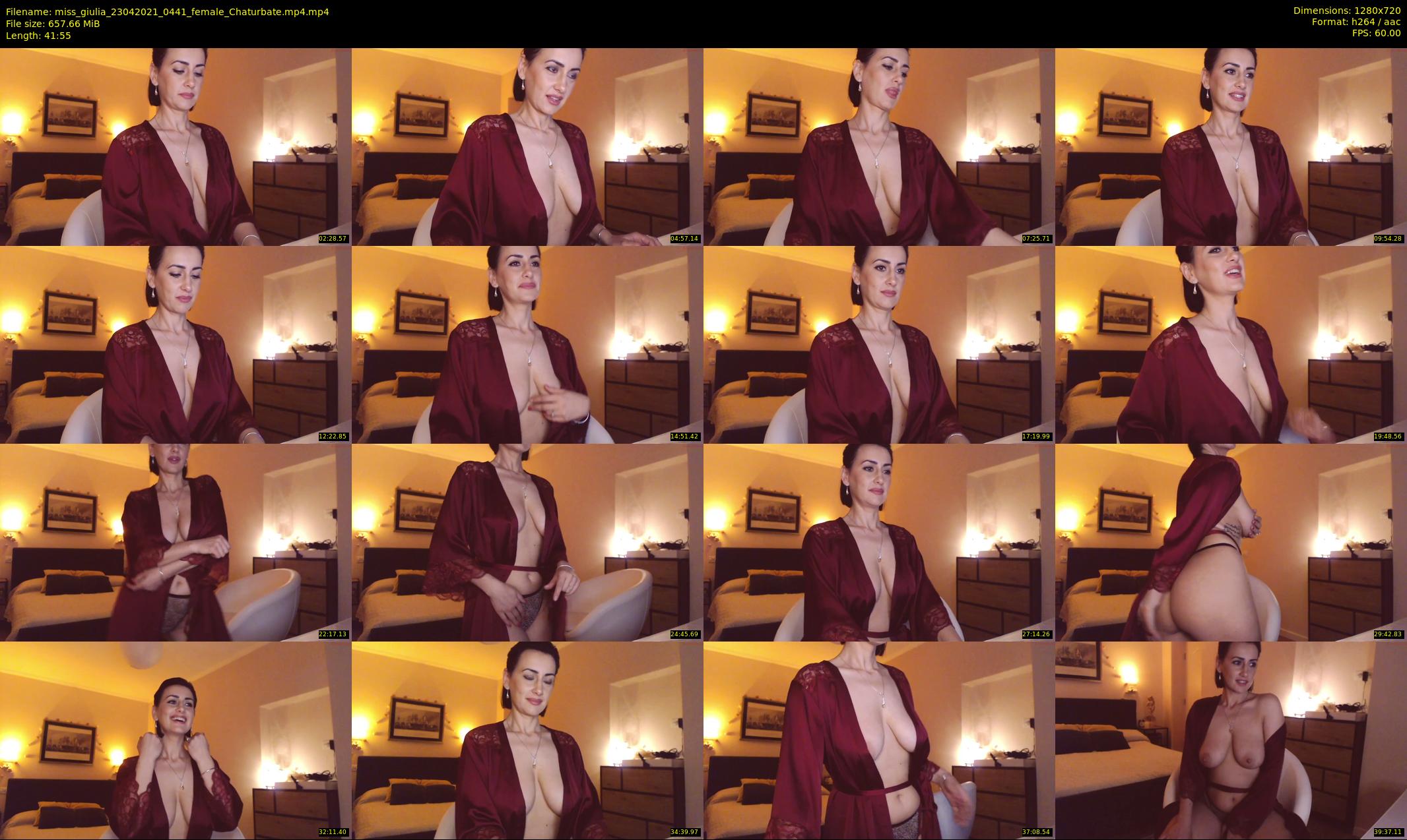 miss_giulia — 42 minute Chaturbate female cam show recording, 720p, Apr 23, 2021